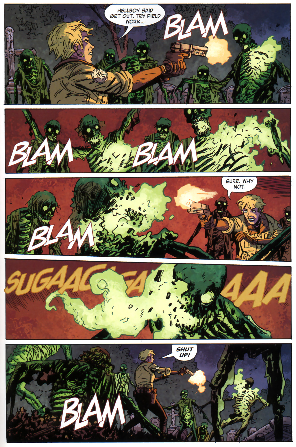 Read online B.P.R.D., Plague of Frogs comic -  Issue #3 - 23