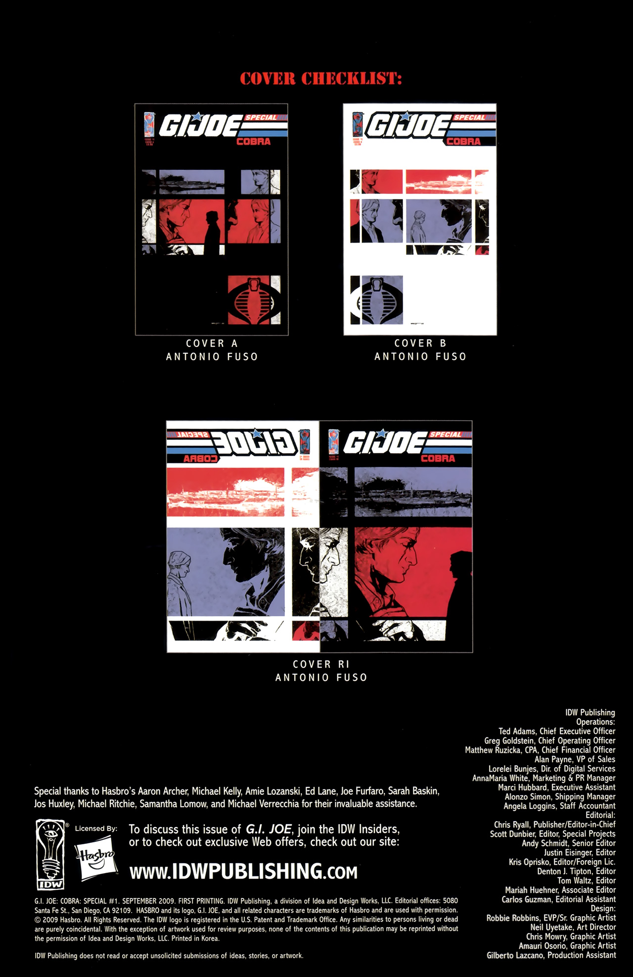 Read online G.I. Joe Cobra Special comic -  Issue #1 - 3