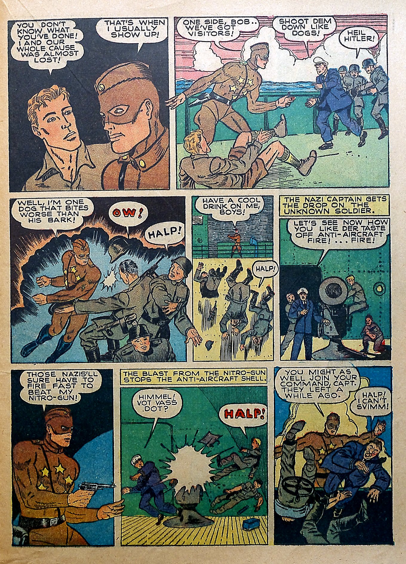 Read online Our Flag Comics comic -  Issue #5 - 34