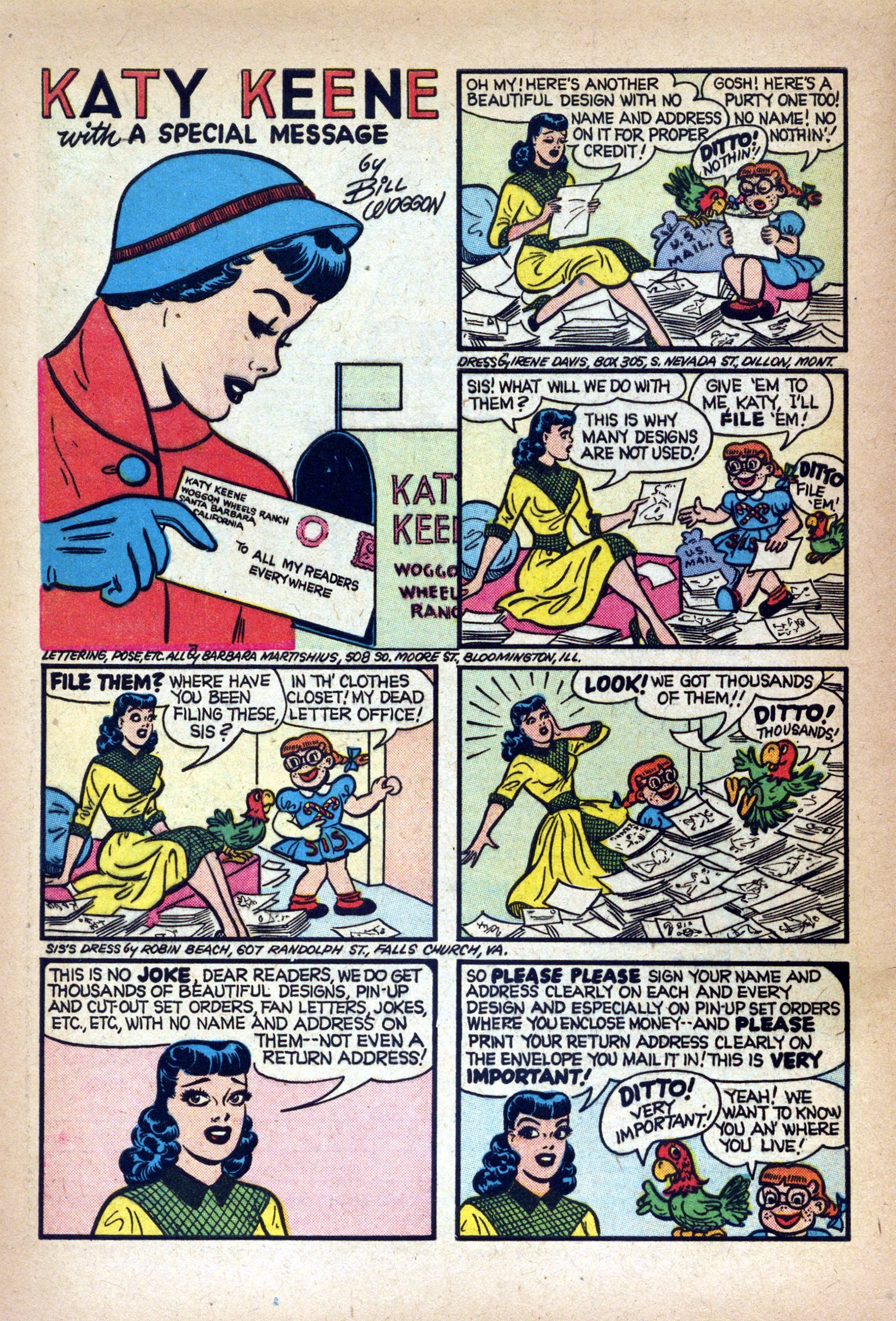 Read online Katy Keene (1949) comic -  Issue #27 - 10
