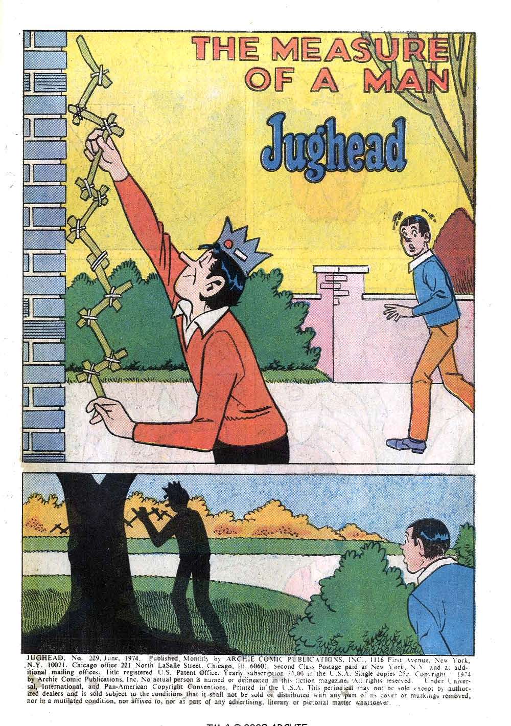 Read online Jughead (1965) comic -  Issue #229 - 3