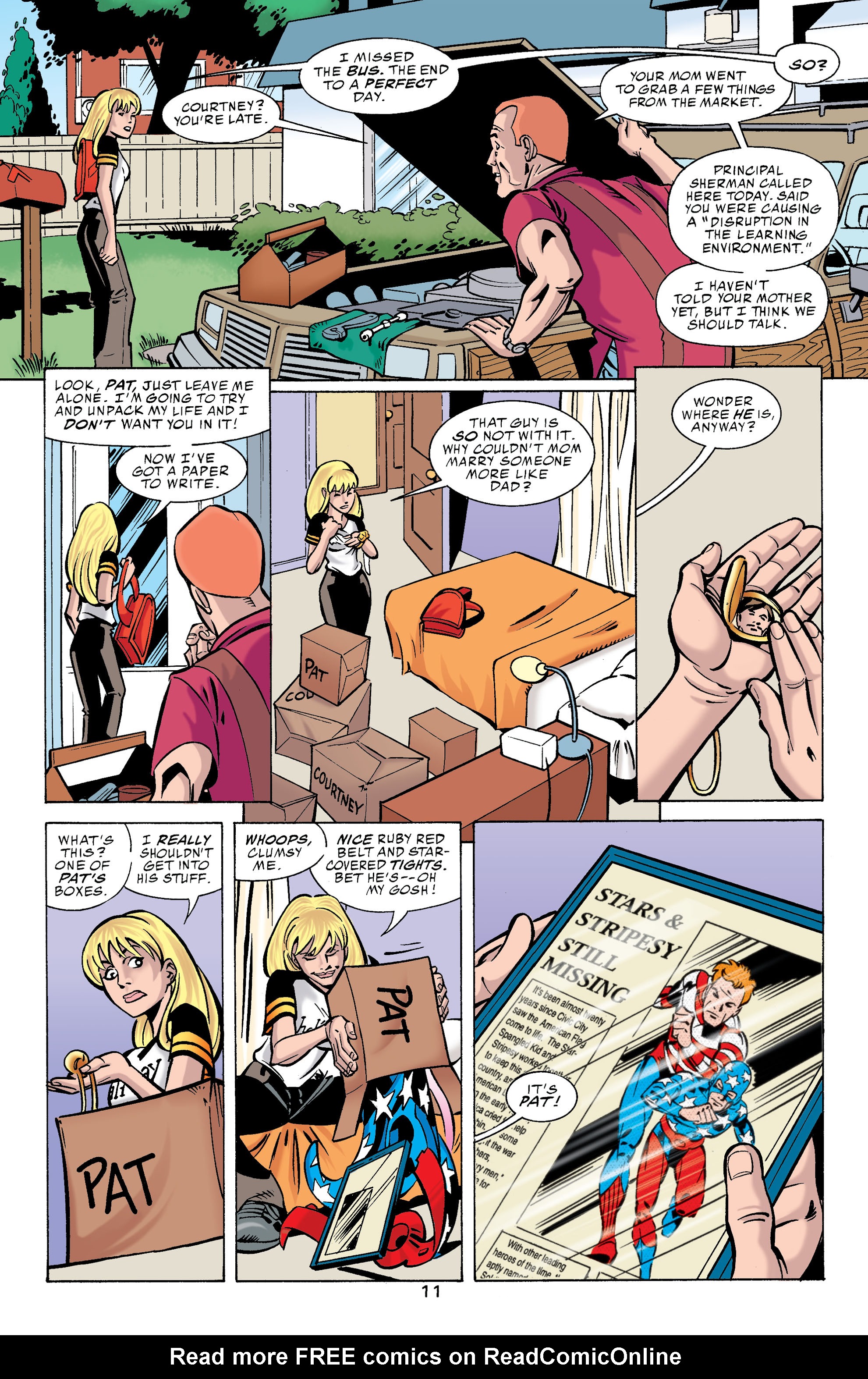 Read online Stars and S.T.R.I.P.E. comic -  Issue #1 - 12