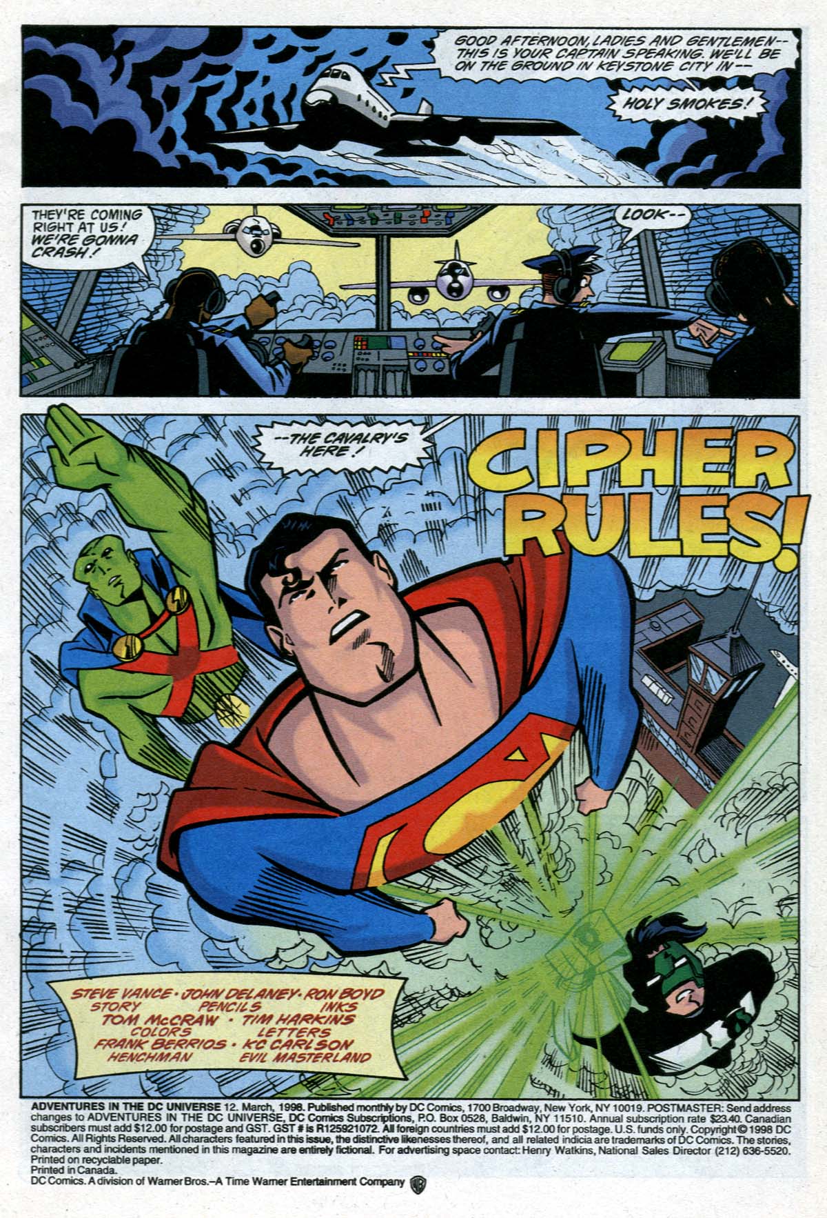 Read online Adventures in the DC Universe comic -  Issue #12 - 2