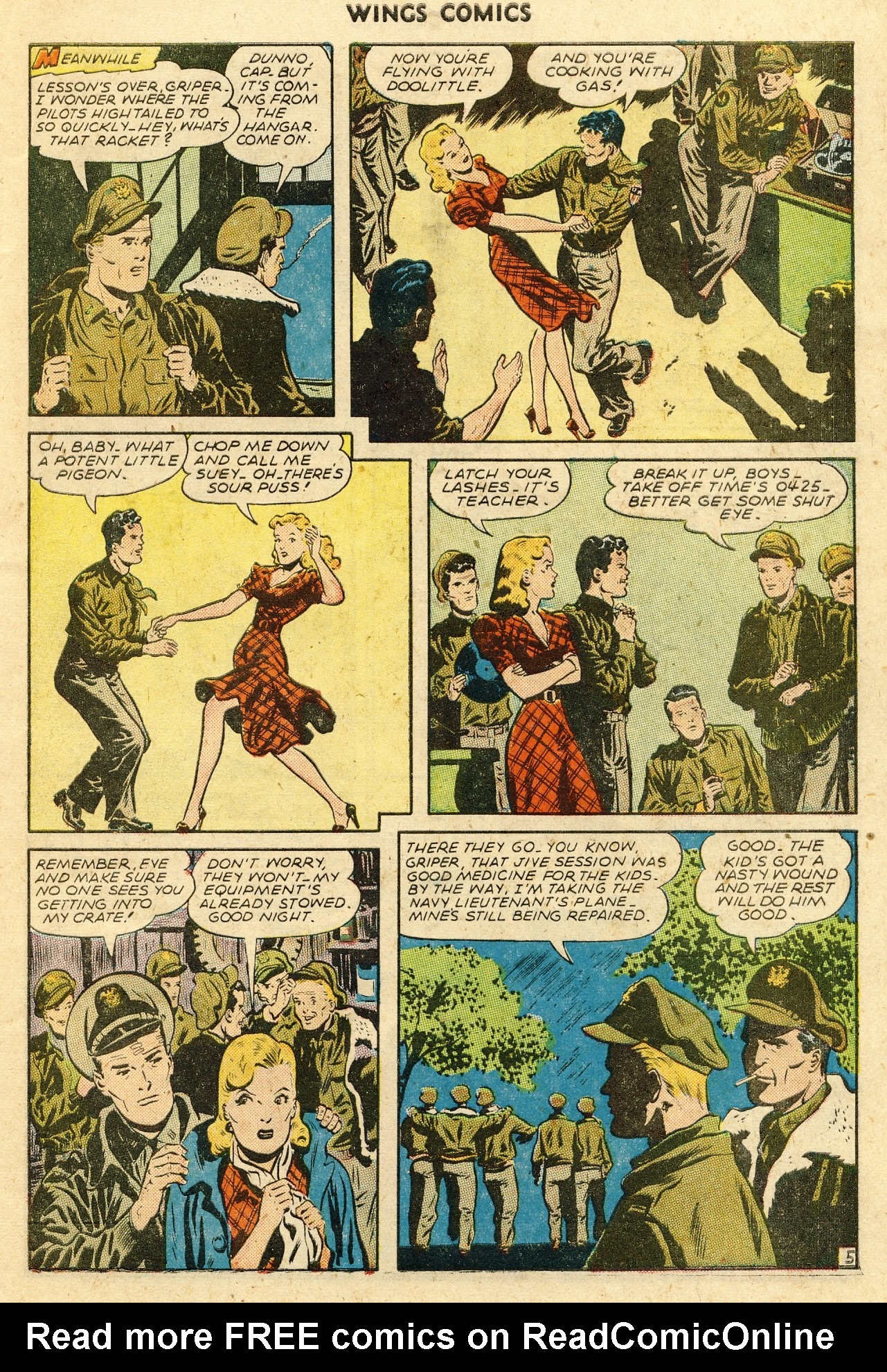 Read online Wings Comics comic -  Issue #61 - 7