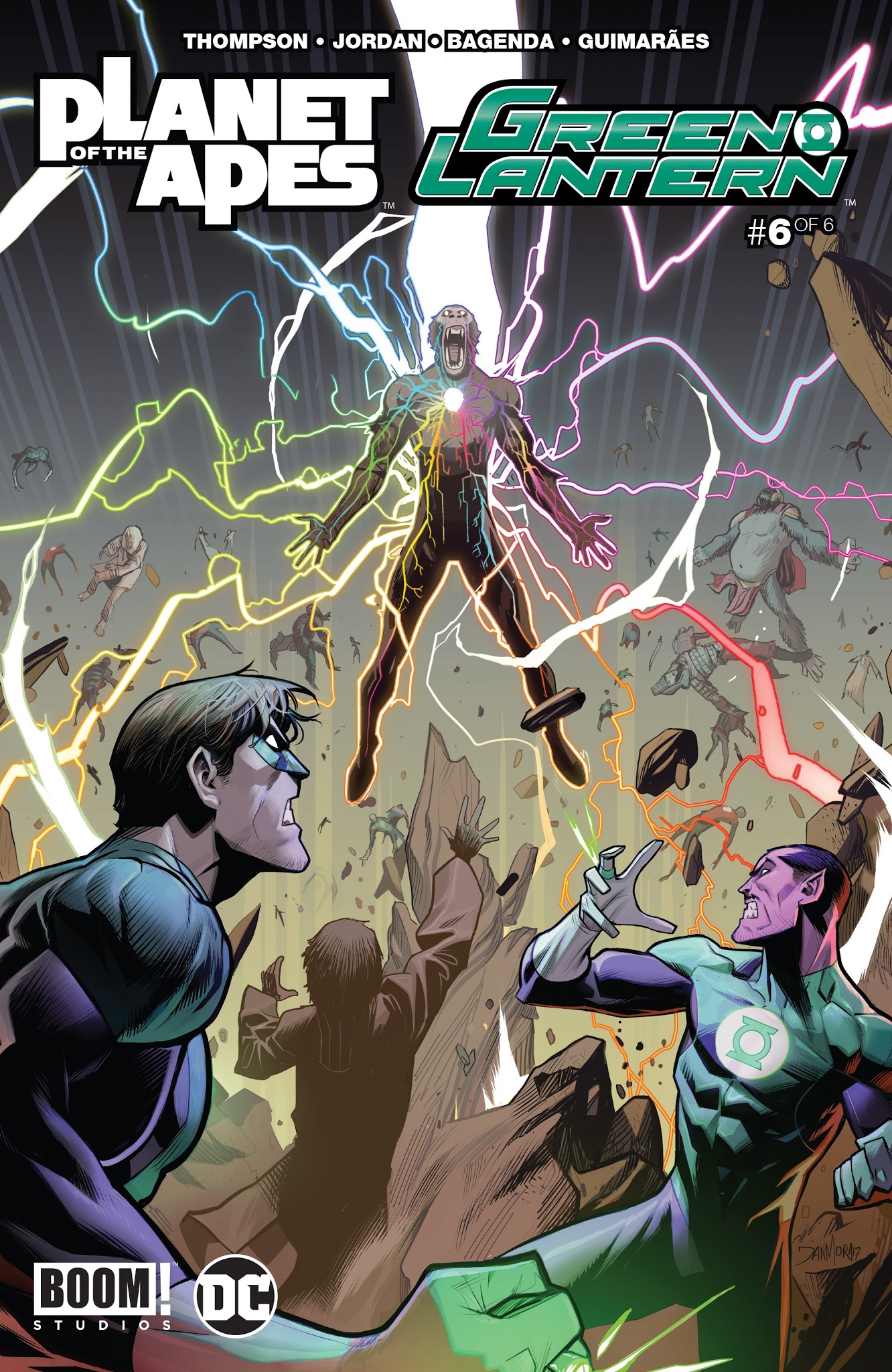 Read online Planet of the Apes/Green Lantern comic -  Issue #6 - 1