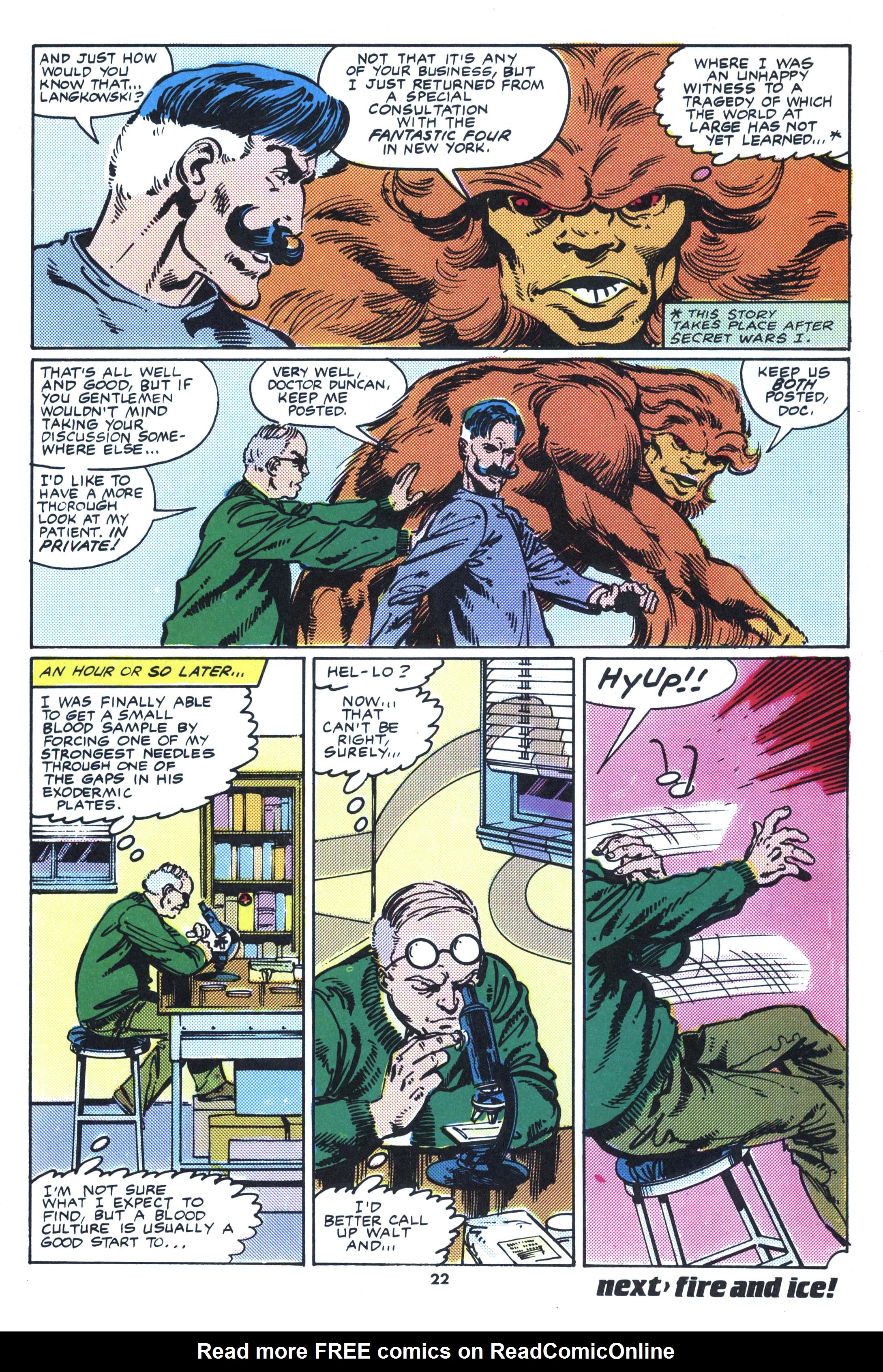 Read online Secret Wars (1985) comic -  Issue #26 - 22