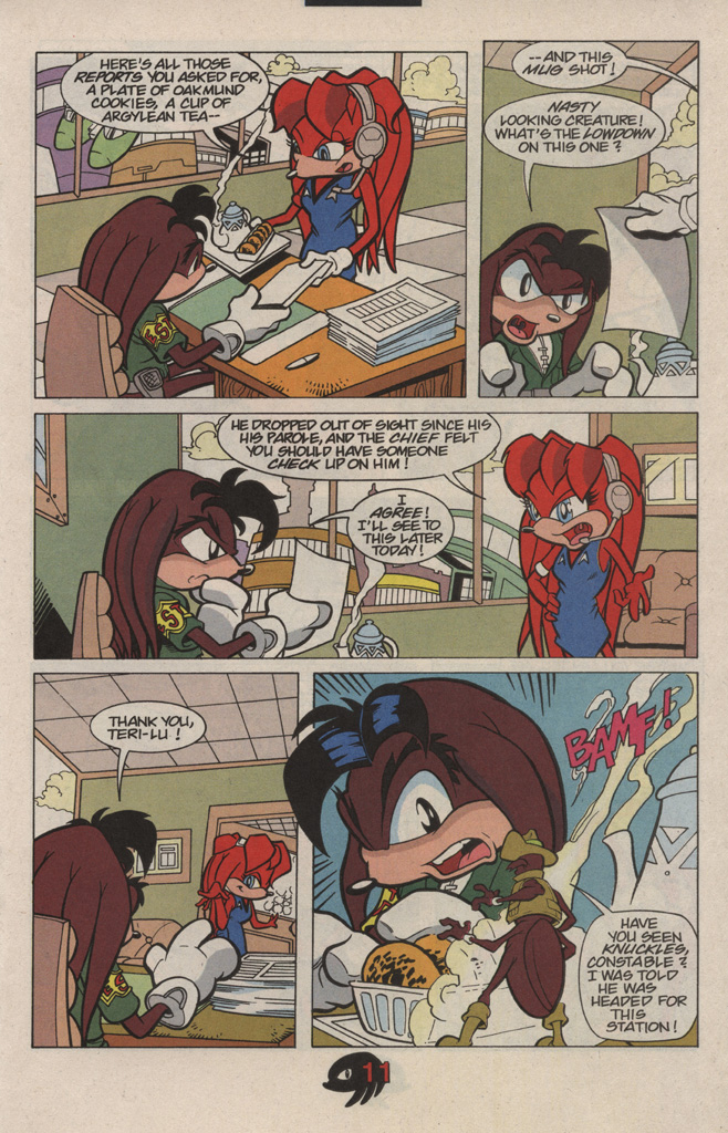 Read online Knuckles the Echidna comic -  Issue #10 - 19
