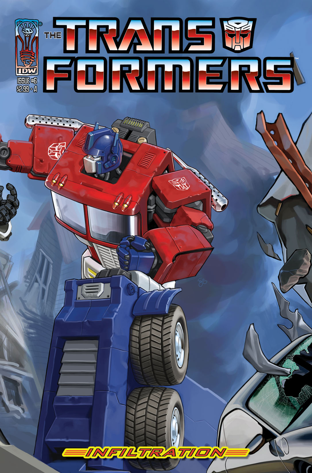 Read online The Transformers: Infiltration comic -  Issue #6 - 1