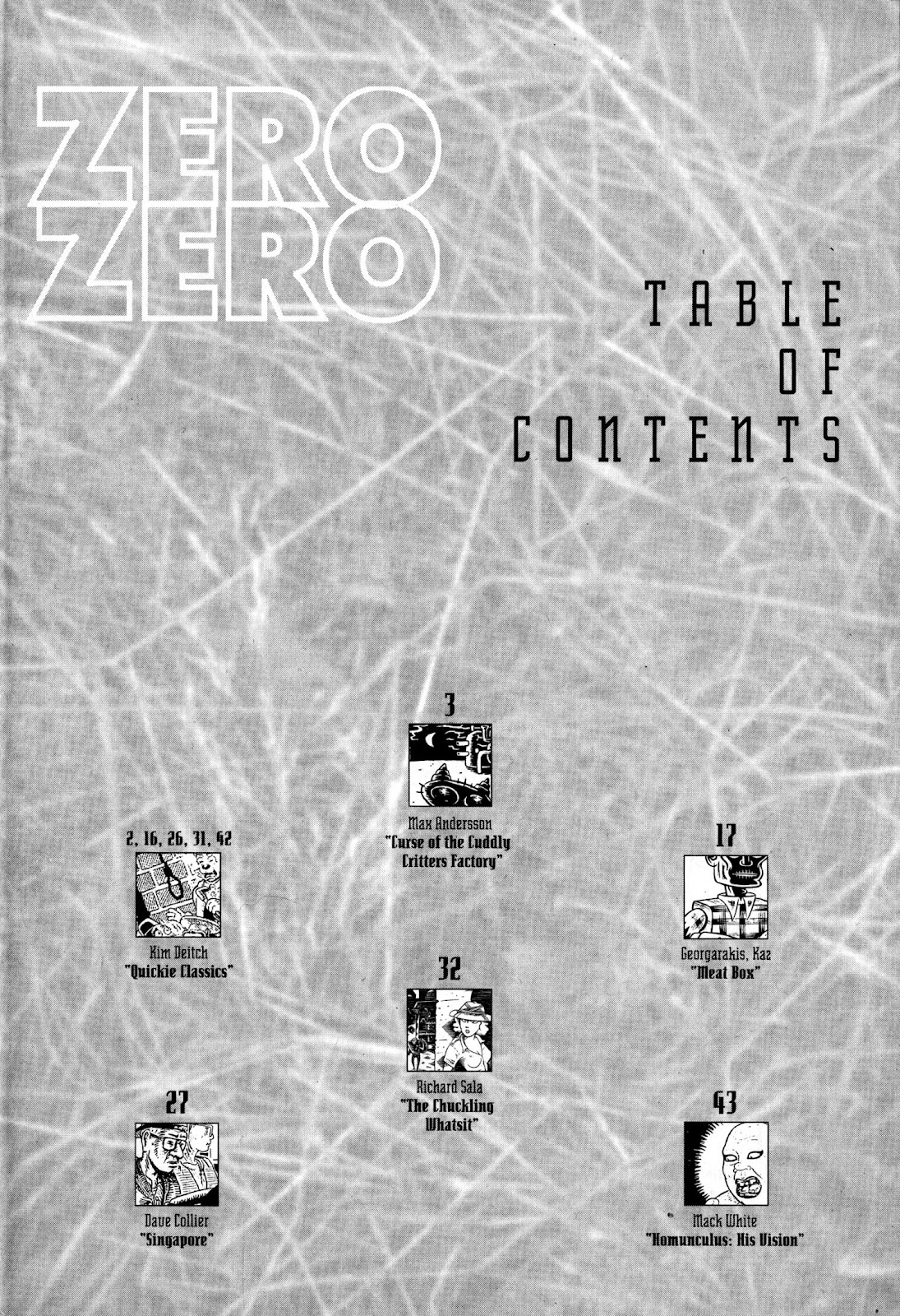 Zero Zero issue 5 - Page 3