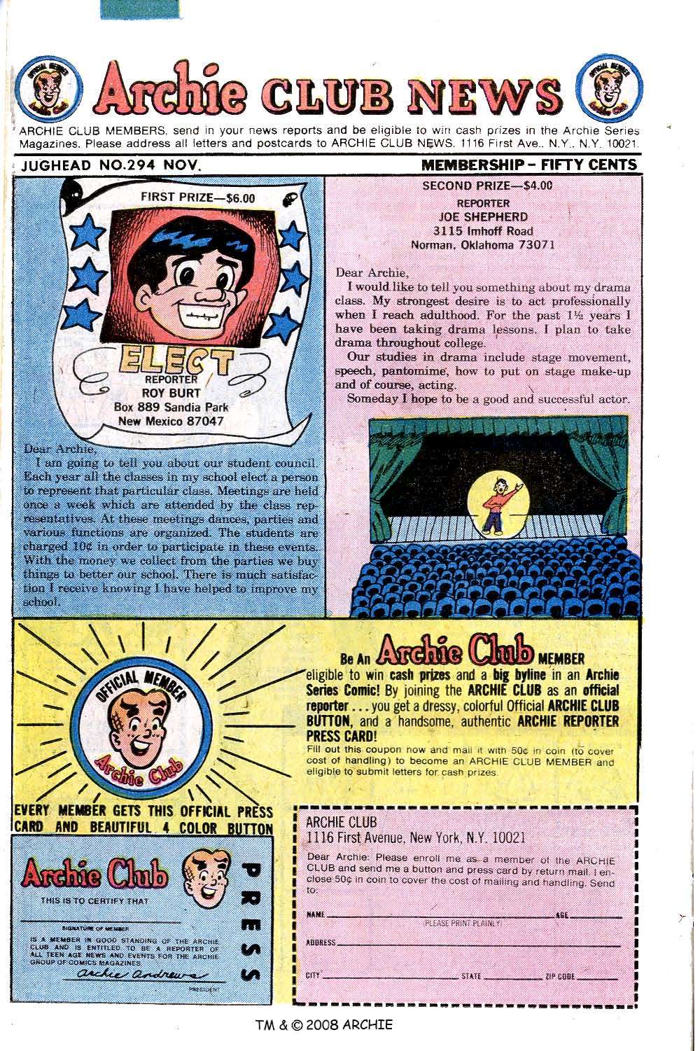 Read online Jughead (1965) comic -  Issue #294 - 26