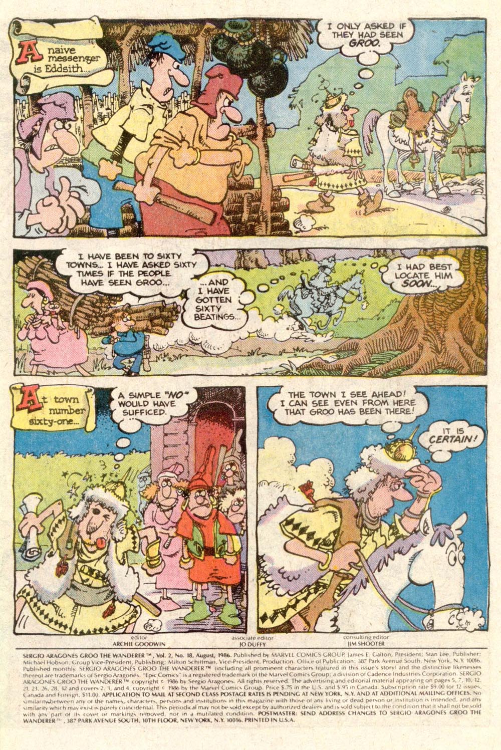 Read online Sergio Aragonés Groo the Wanderer comic -  Issue #18 - 2