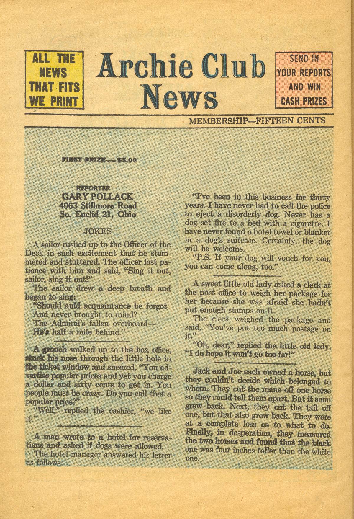 Read online Archie's Pal Jughead comic -  Issue #100 - 26
