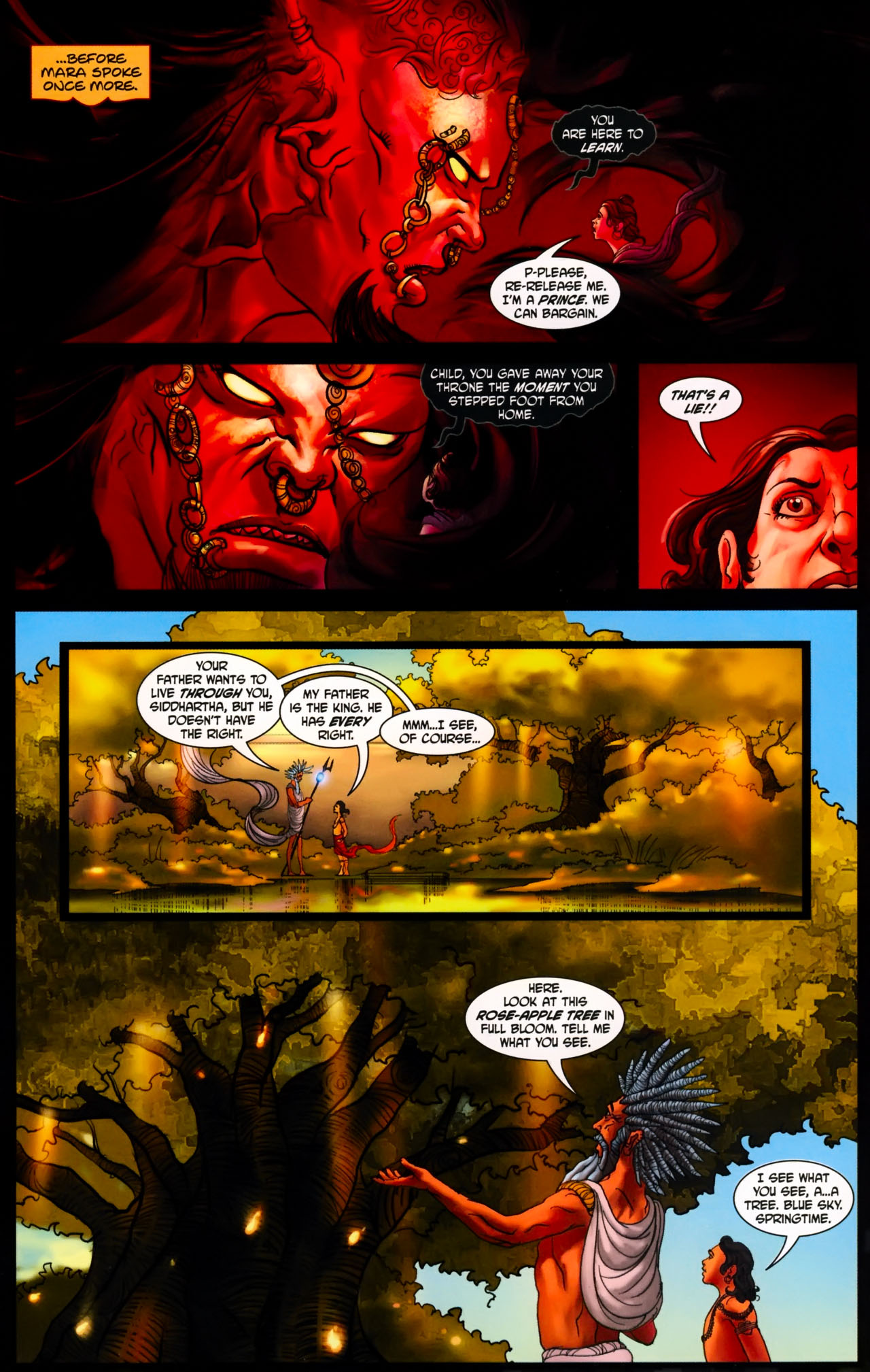 Read online Deepak Chopra's Buddha: A Story of Enlightenment comic -  Issue #2 - 19