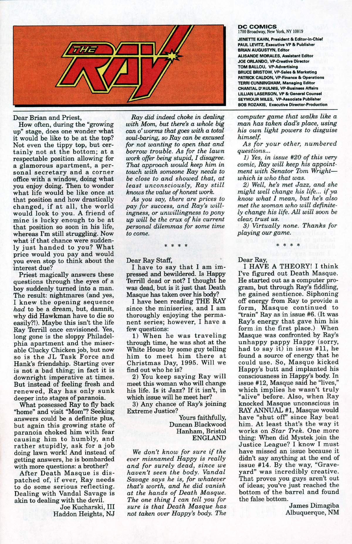 Read online The Ray (1994) comic -  Issue #18 - 24