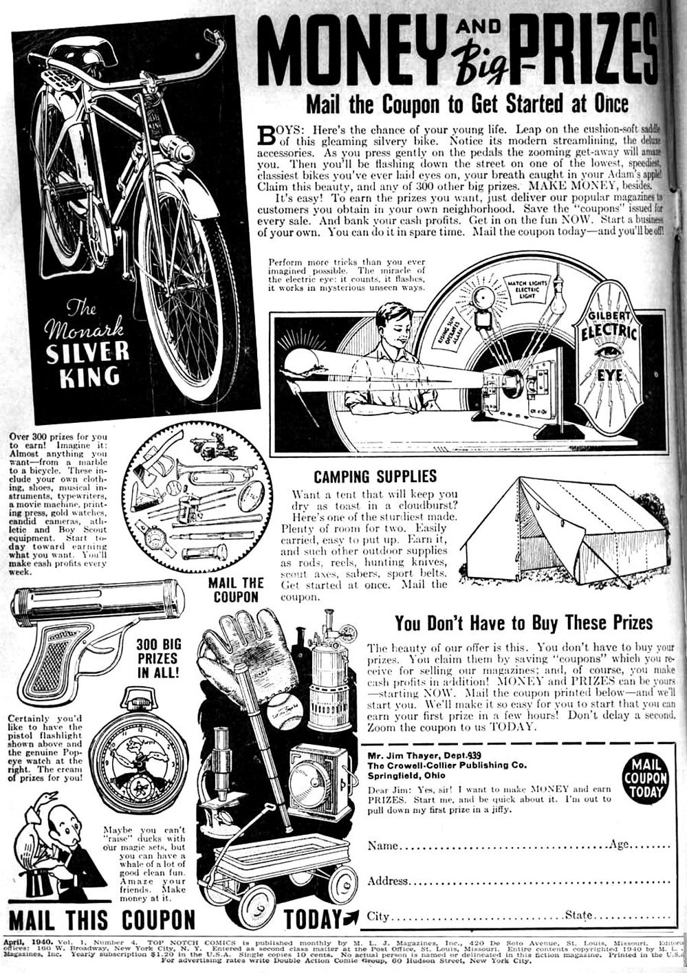 Read online Top-Notch Comics comic -  Issue #4 - 2