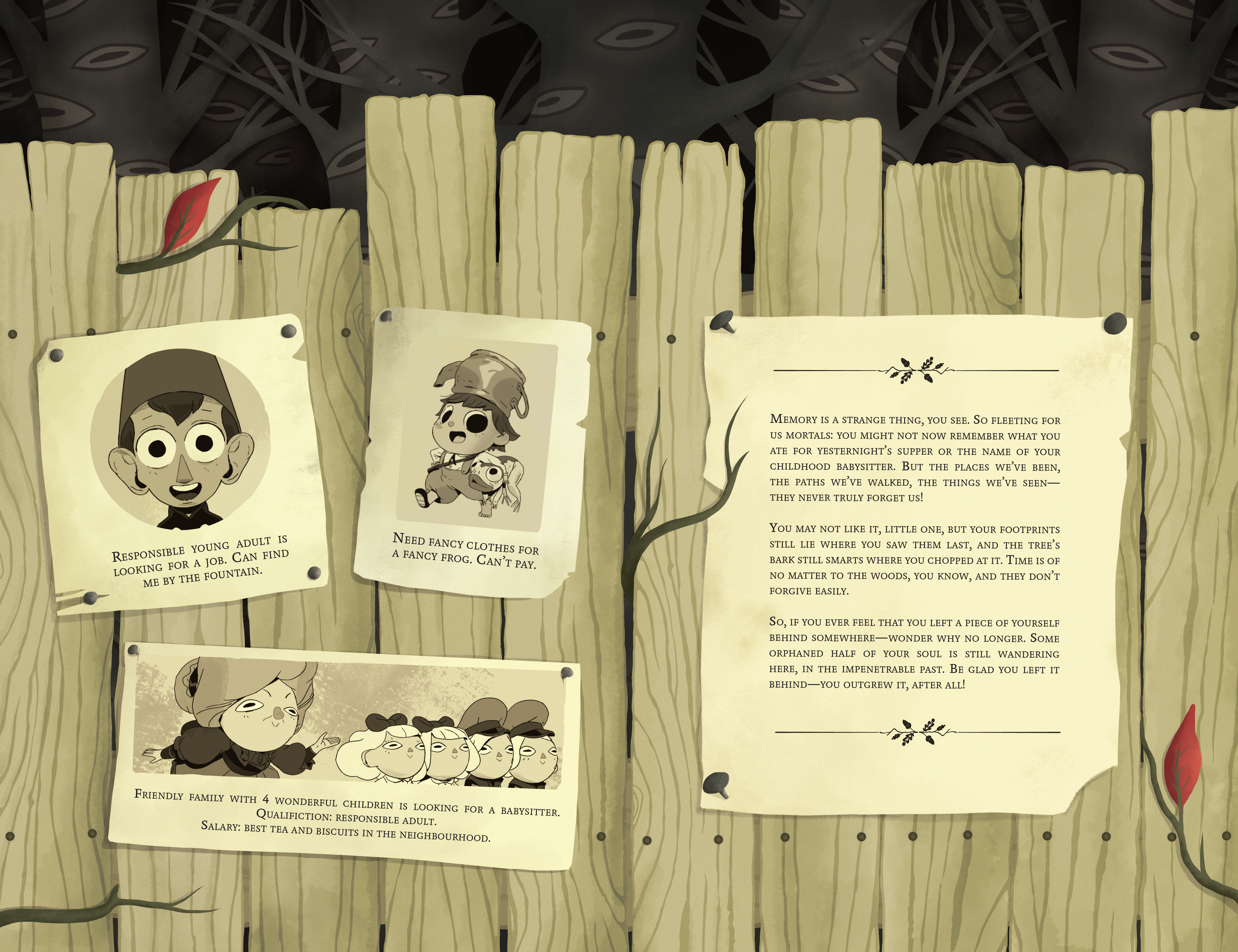 Read online Over the Garden Wall: Hollow Town comic -  Issue # TPB - 4