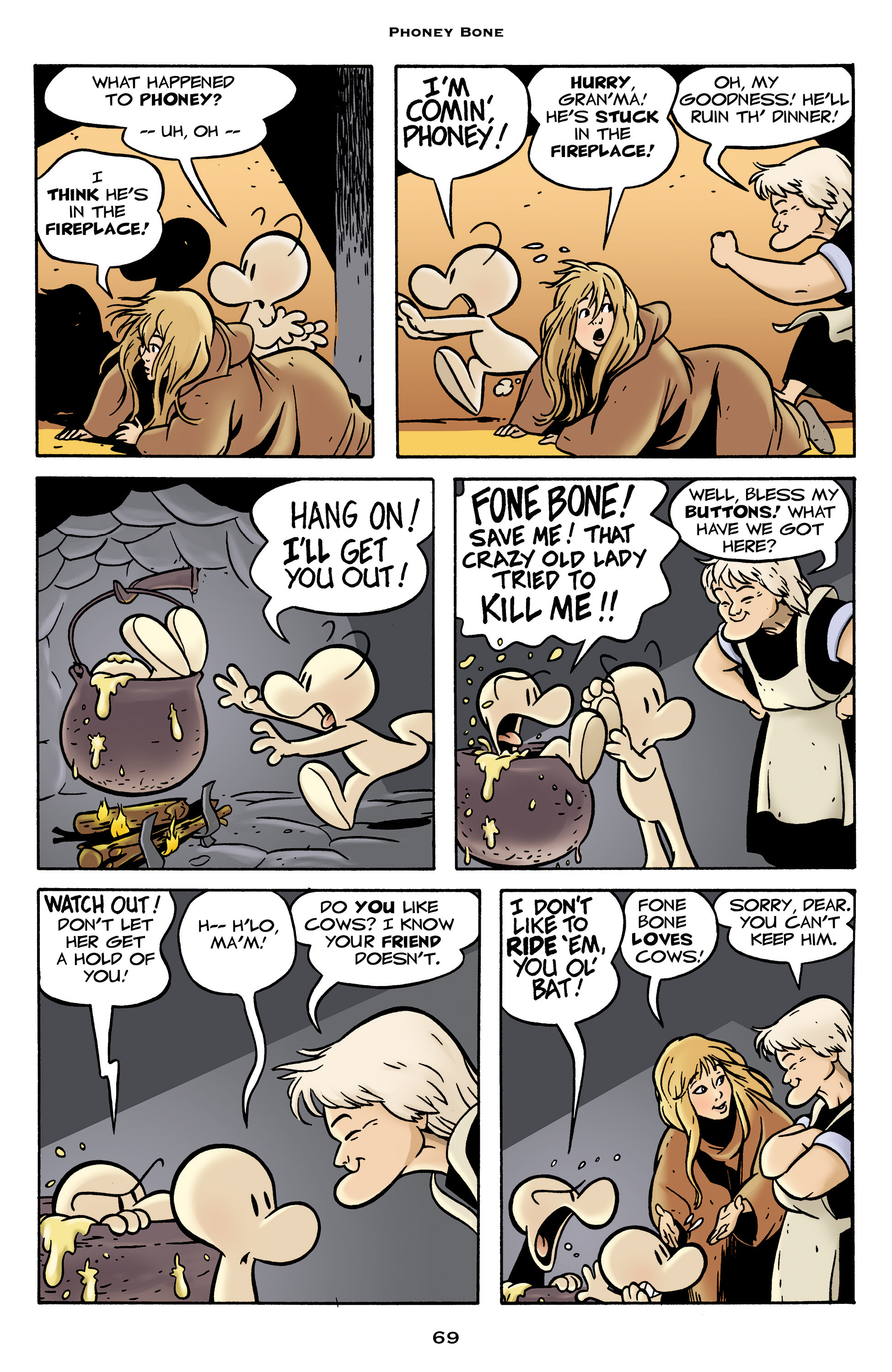 Read online Bone: Out From Boneville comic -  Issue # TPB - 69