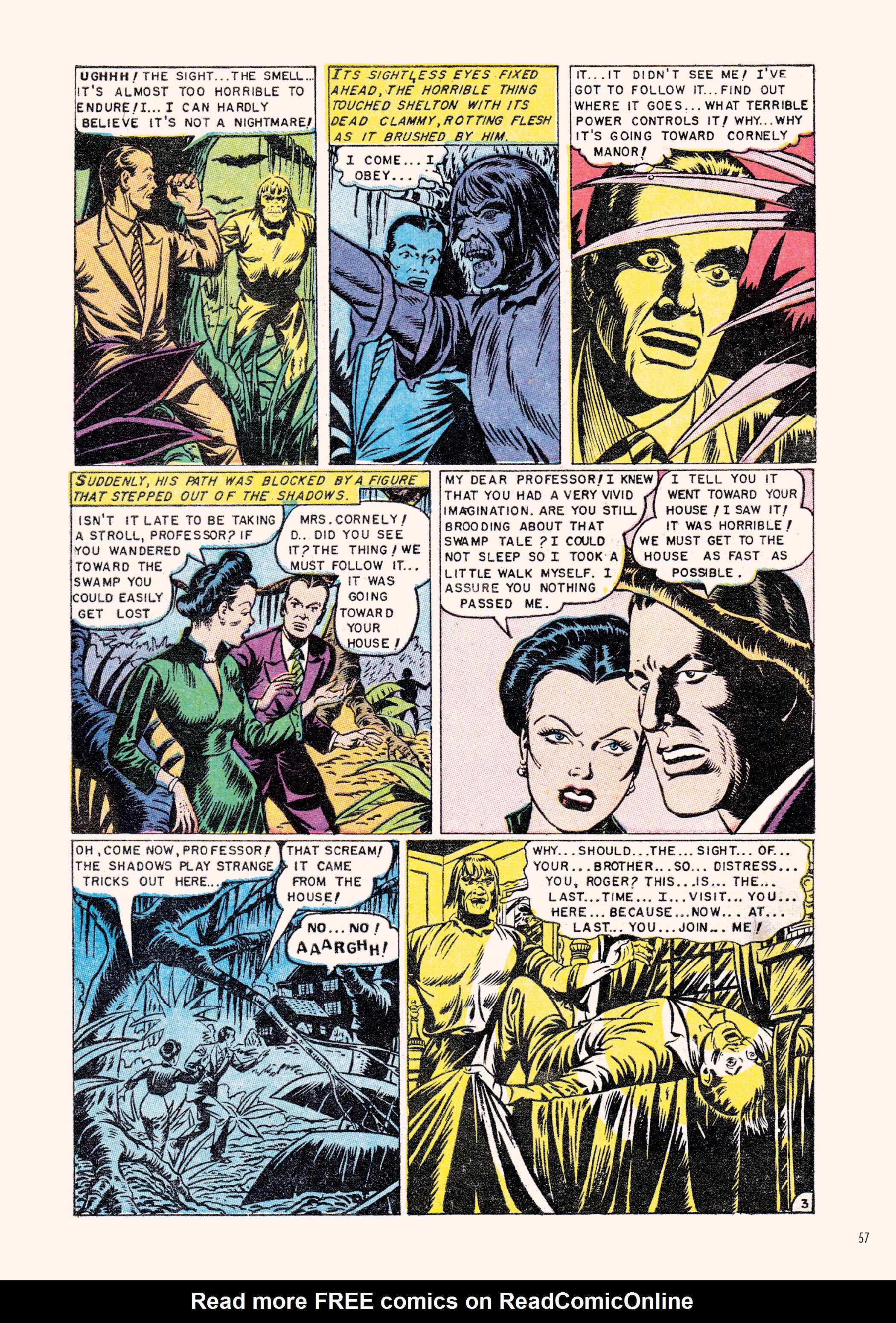 Read online Classic Monsters of Pre-Code Horror Comics: Swamp Monsters comic -  Issue # TPB - 57