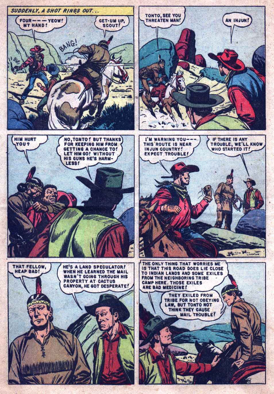 Read online Lone Ranger's Companion Tonto comic -  Issue #3 - 4