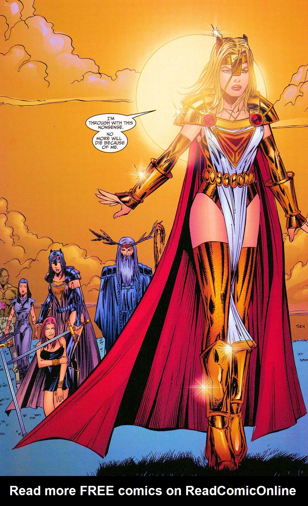 Read online Lady Pendragon comic -  Issue #6 - 21