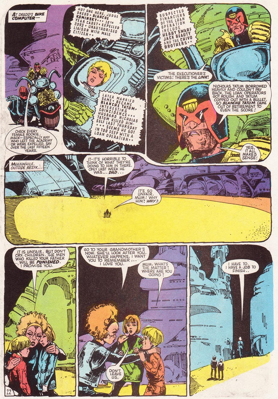 Read online Judge Dredd (1983) comic -  Issue #34 - 21