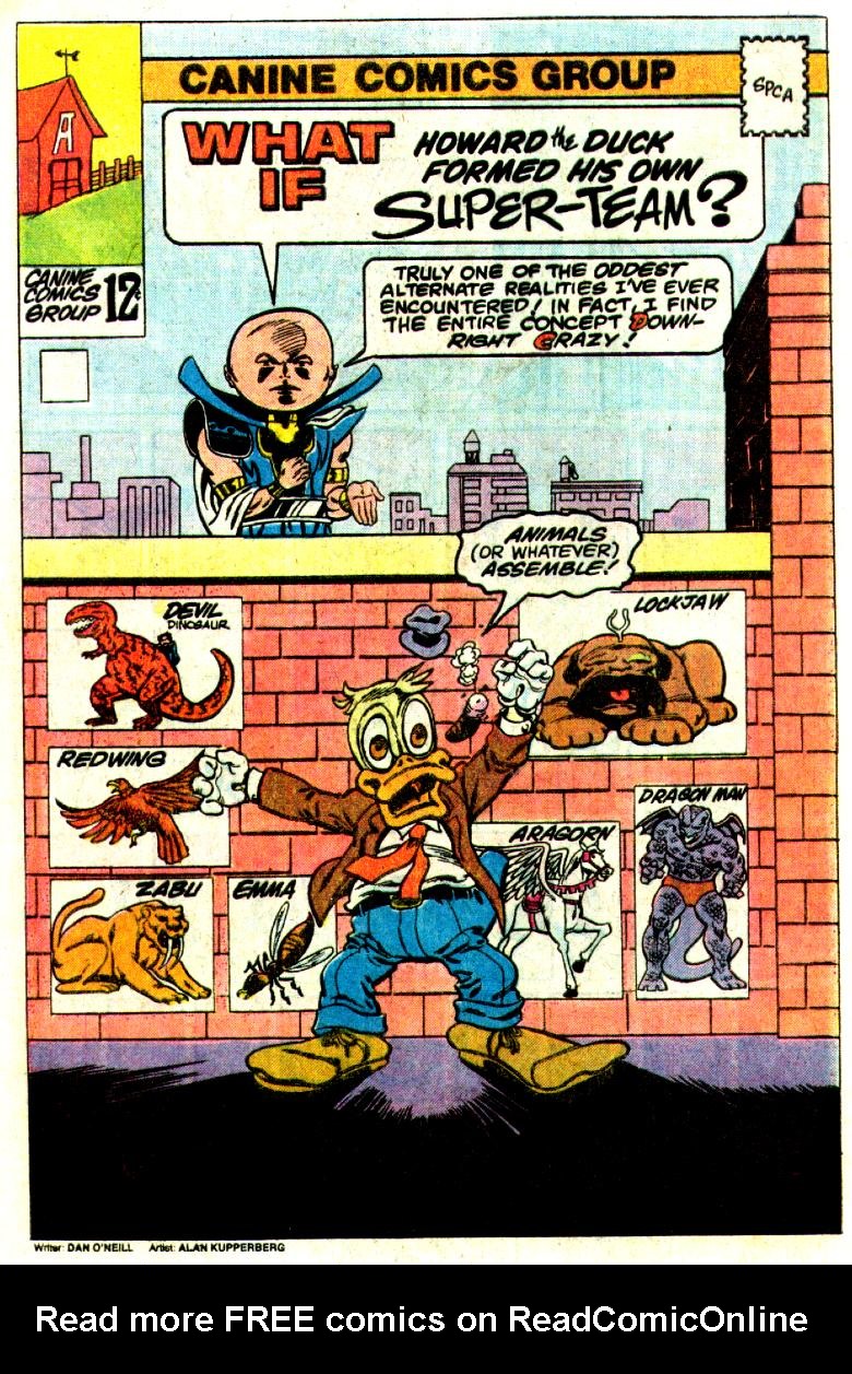 Read online What If? (1977) comic -  Issue #34 - The Watcher were a stand up comedian - 17