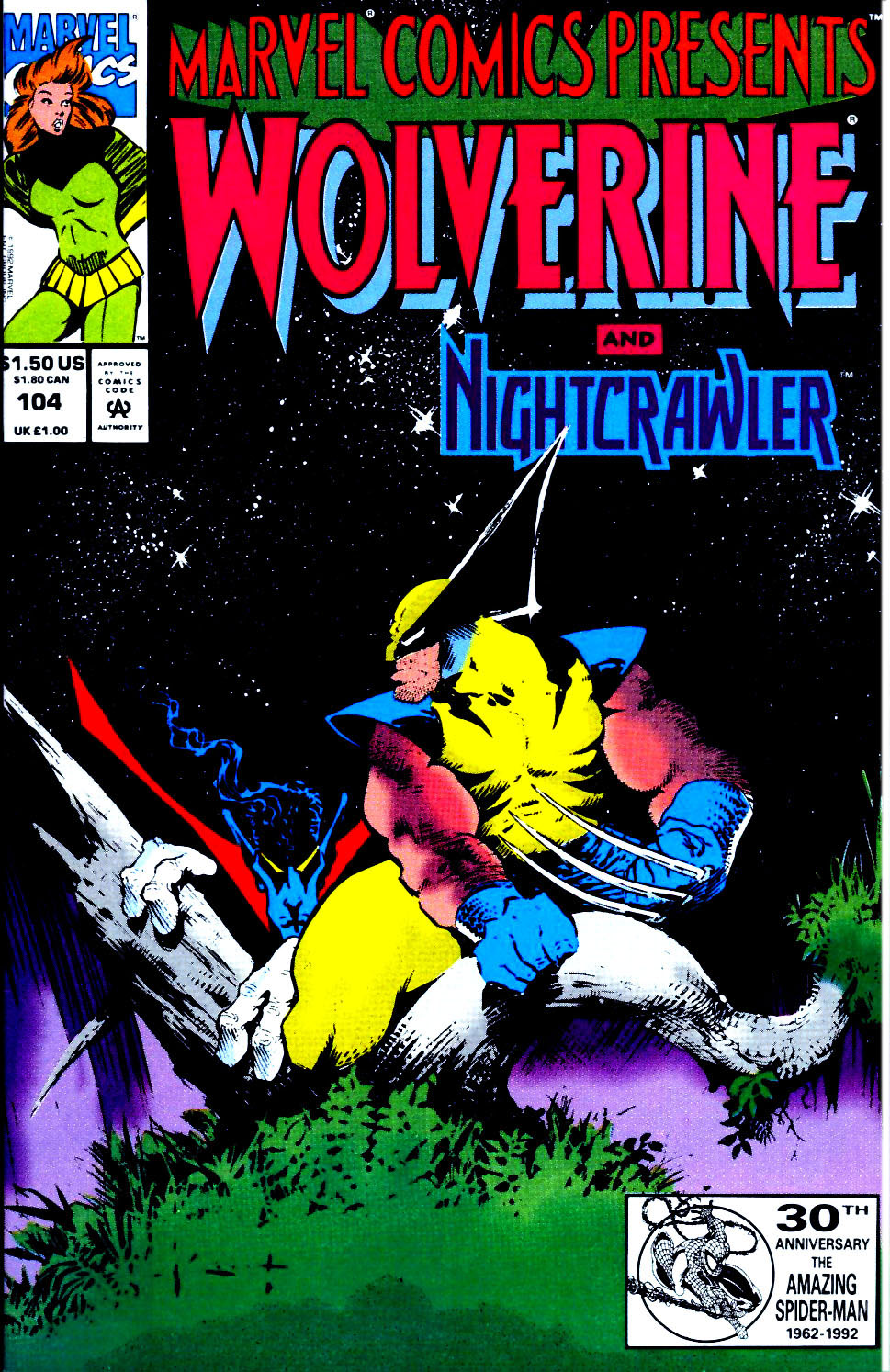 Read online Marvel Comics Presents (1988) comic -  Issue #104 - 1