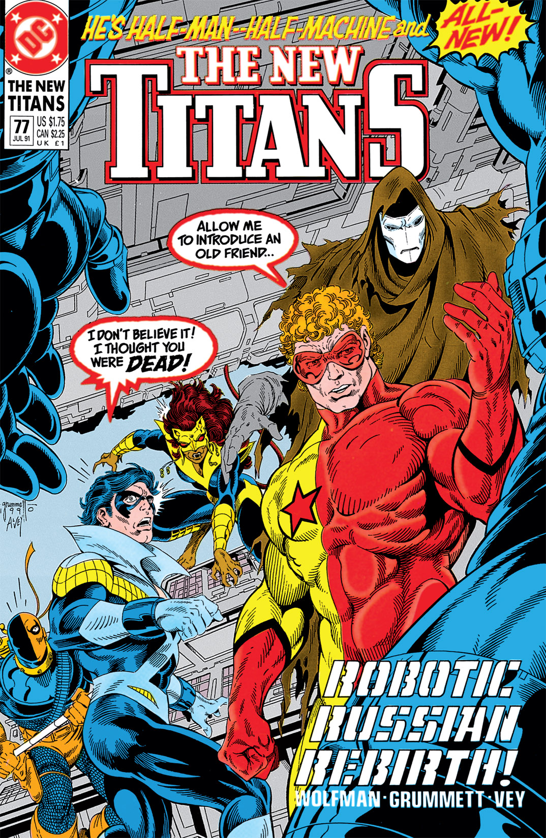 Read online The New Titans (1988) comic -  Issue #77 - 1