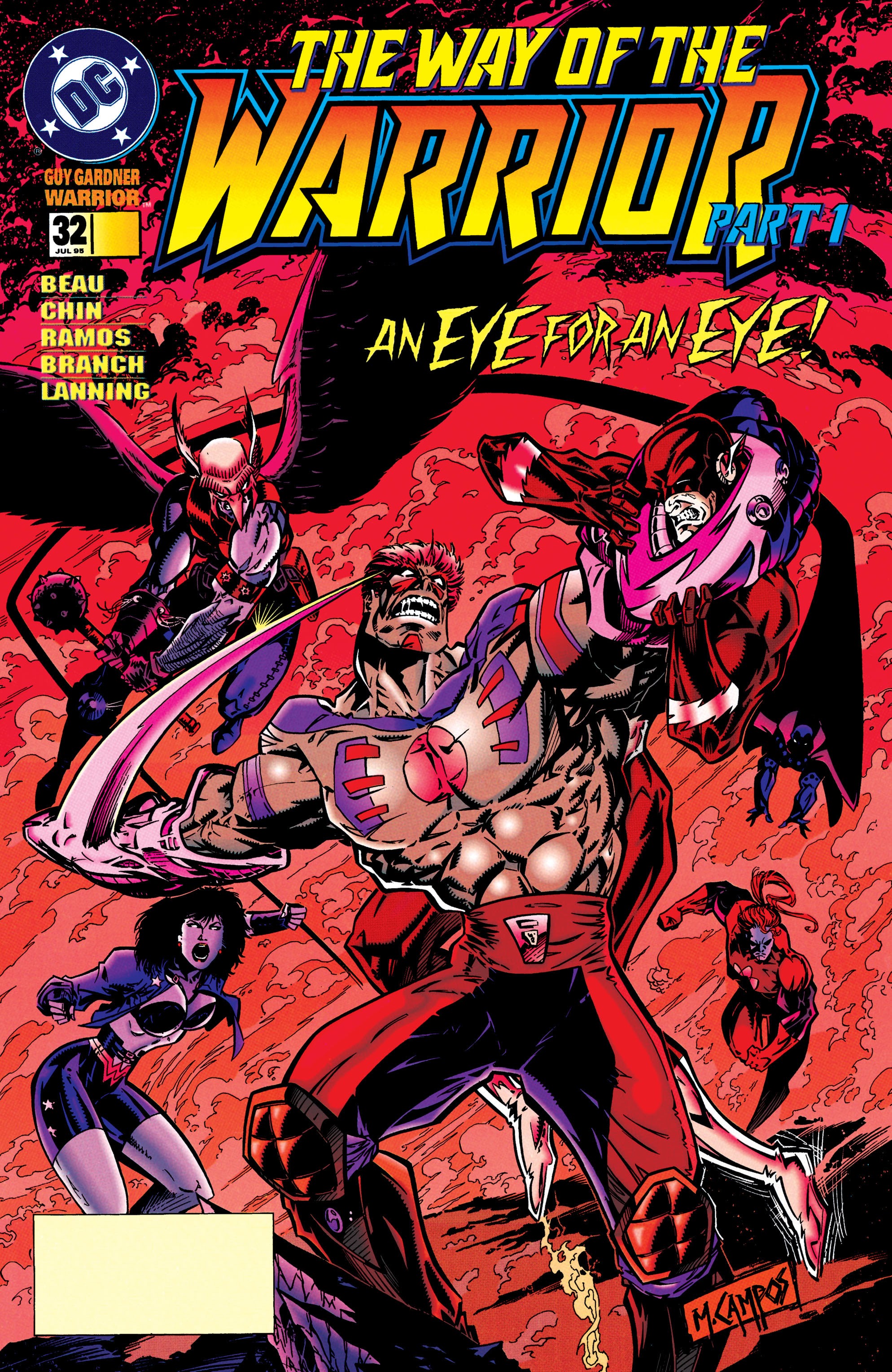 Read online Guy Gardner: Warrior comic -  Issue #32 - 1