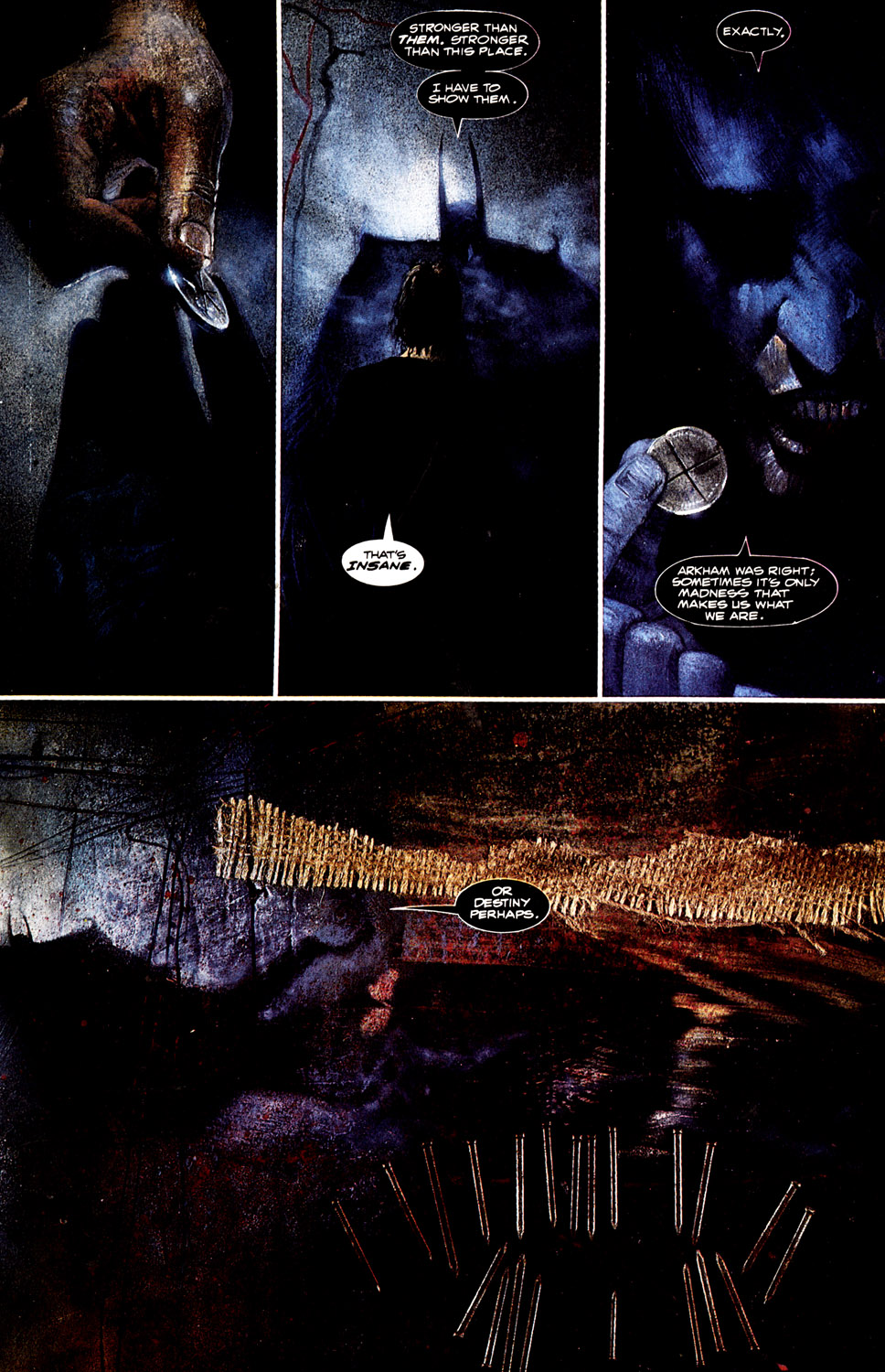 Read online Batman: Arkham Asylum (1989) comic -  Issue # Full - 100