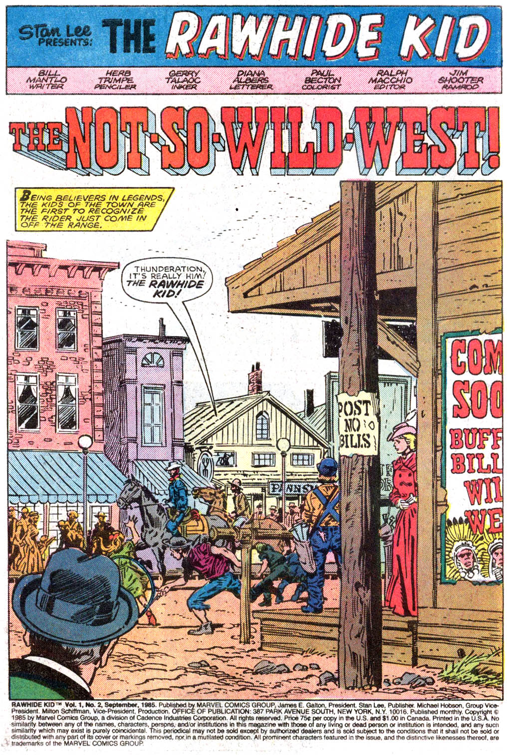 Read online Rawhide Kid (1985) comic -  Issue #2 - 2