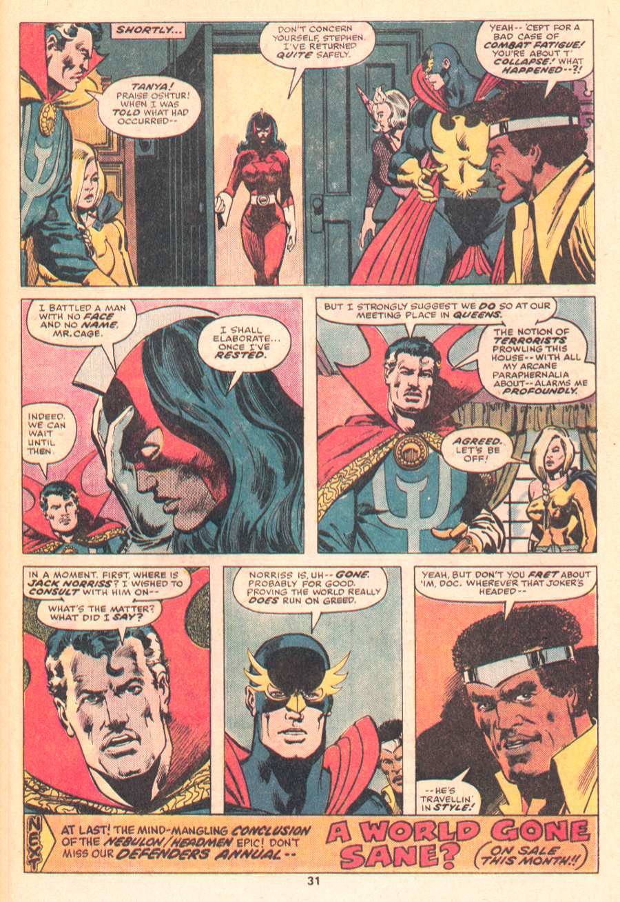 Read online The Defenders (1972) comic -  Issue #40 - 18