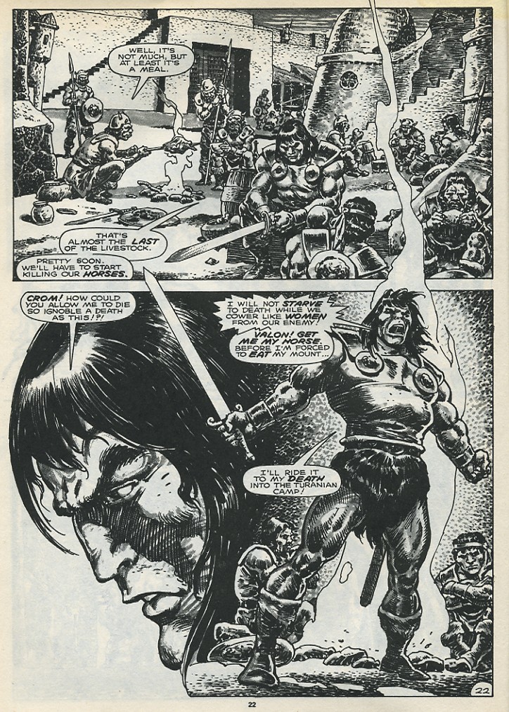 Read online The Savage Sword Of Conan comic -  Issue #173 - 24