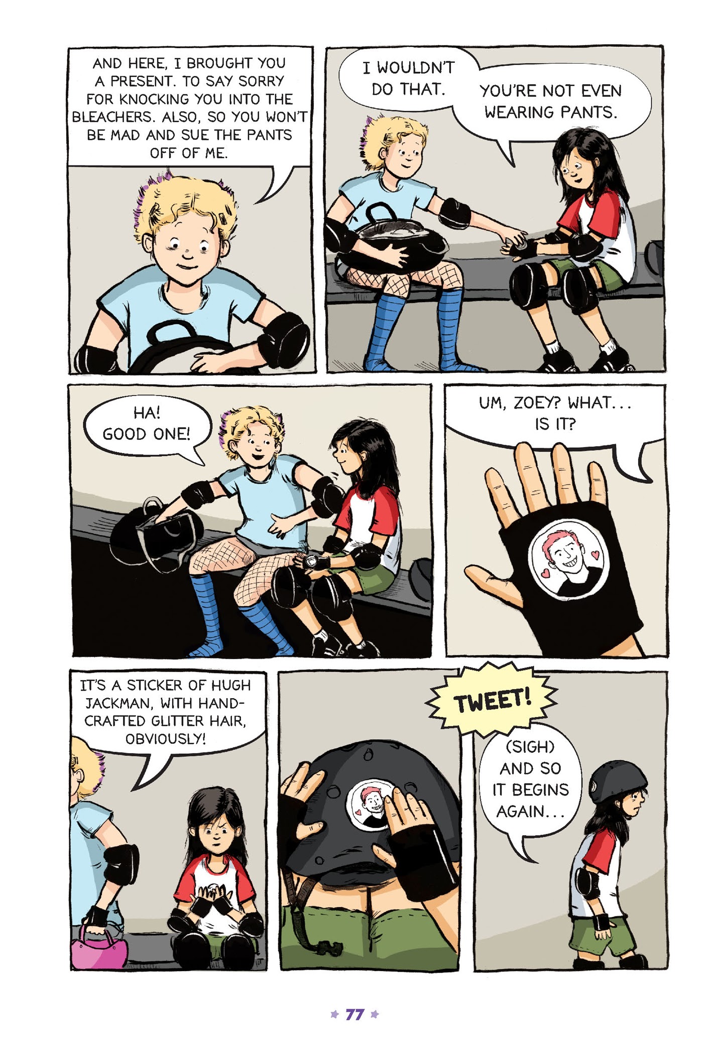 Read online Roller Girl comic -  Issue # TPB (Part 1) - 74