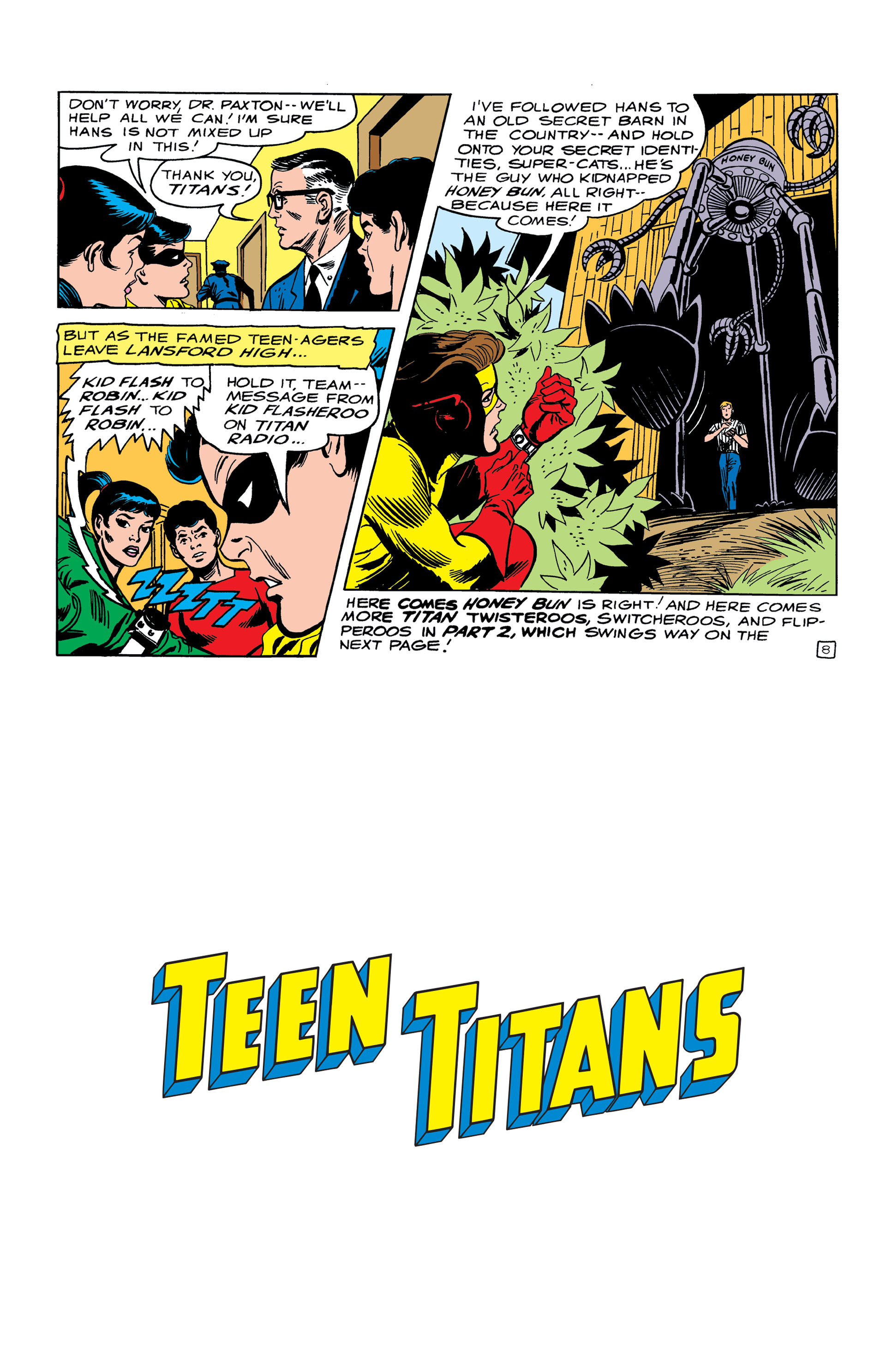 Read online Teen Titans (1966) comic -  Issue #8 - 9