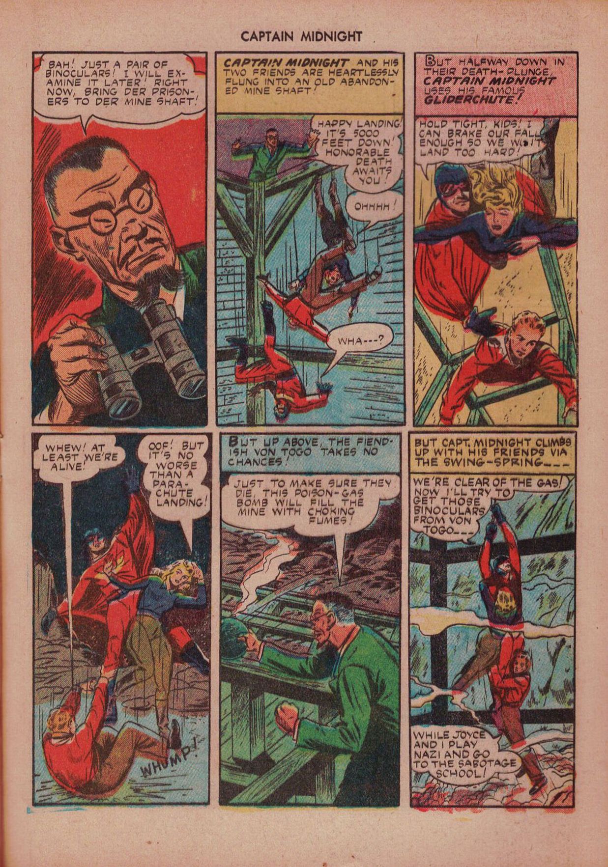 Read online Captain Midnight (1942) comic -  Issue #16 - 21