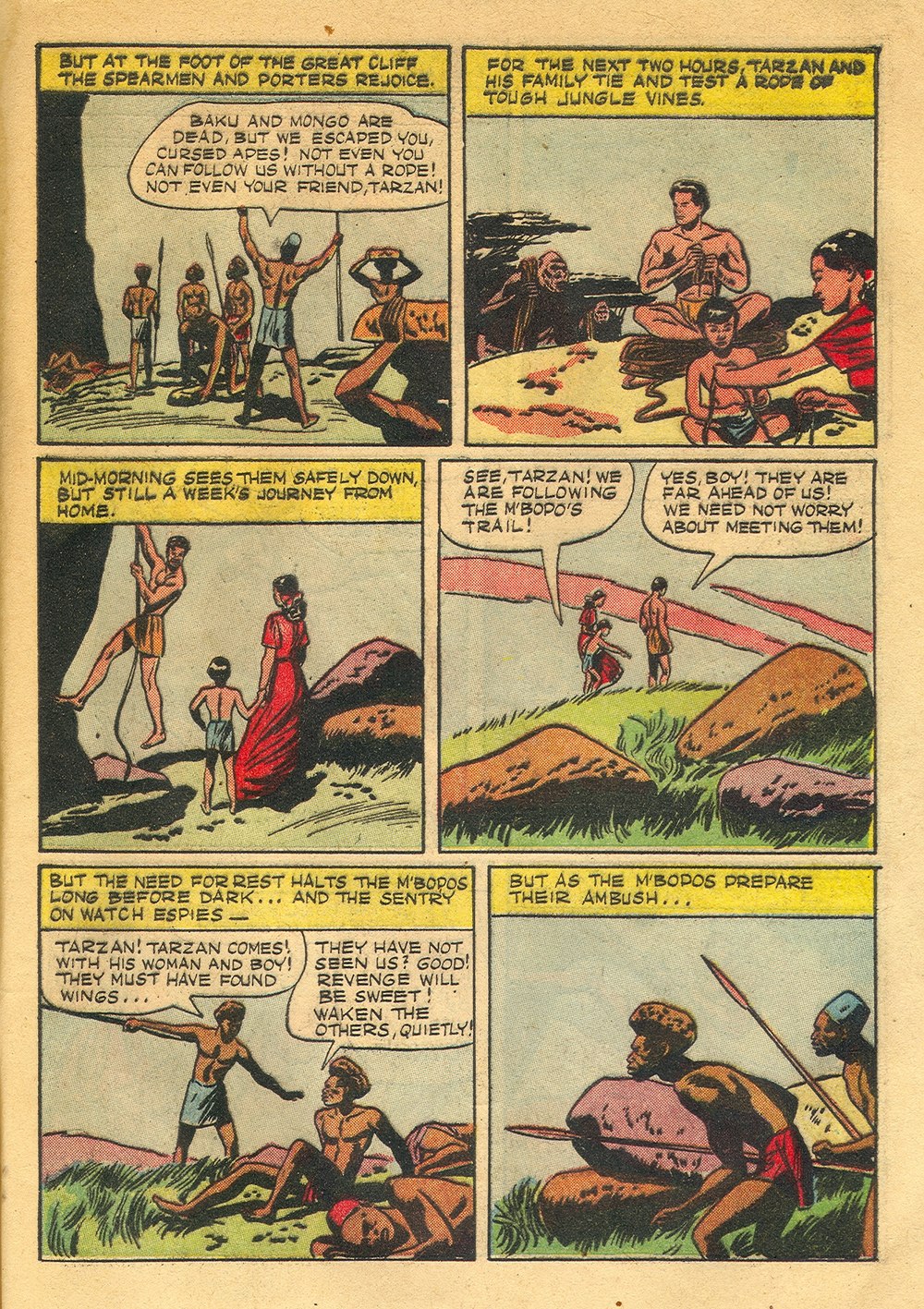 Read online Tarzan (1948) comic -  Issue #5 - 33