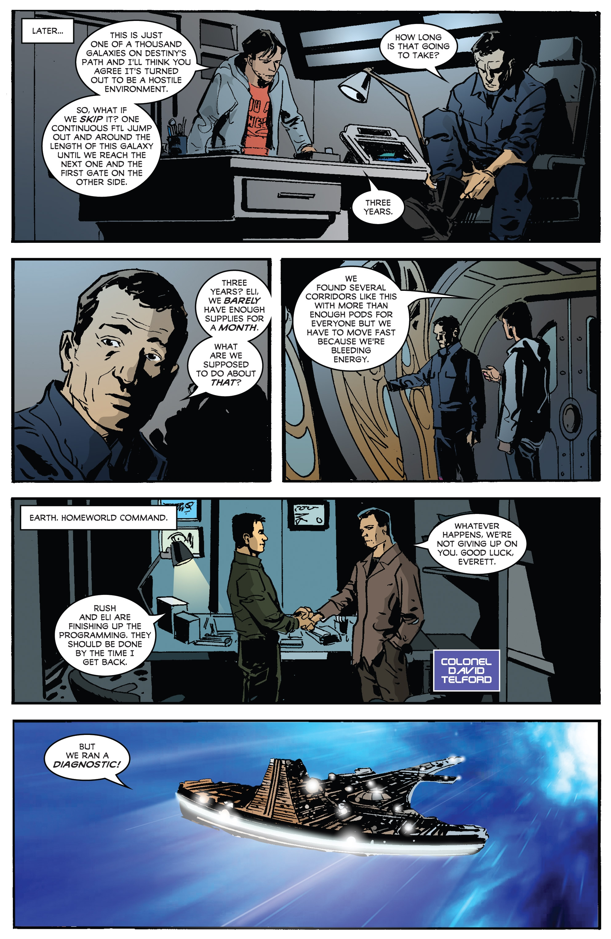 Read online Stargate Universe comic -  Issue #1 - 4