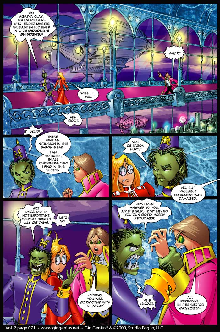 Read online Girl Genius (2002) comic -  Issue #2 - 71
