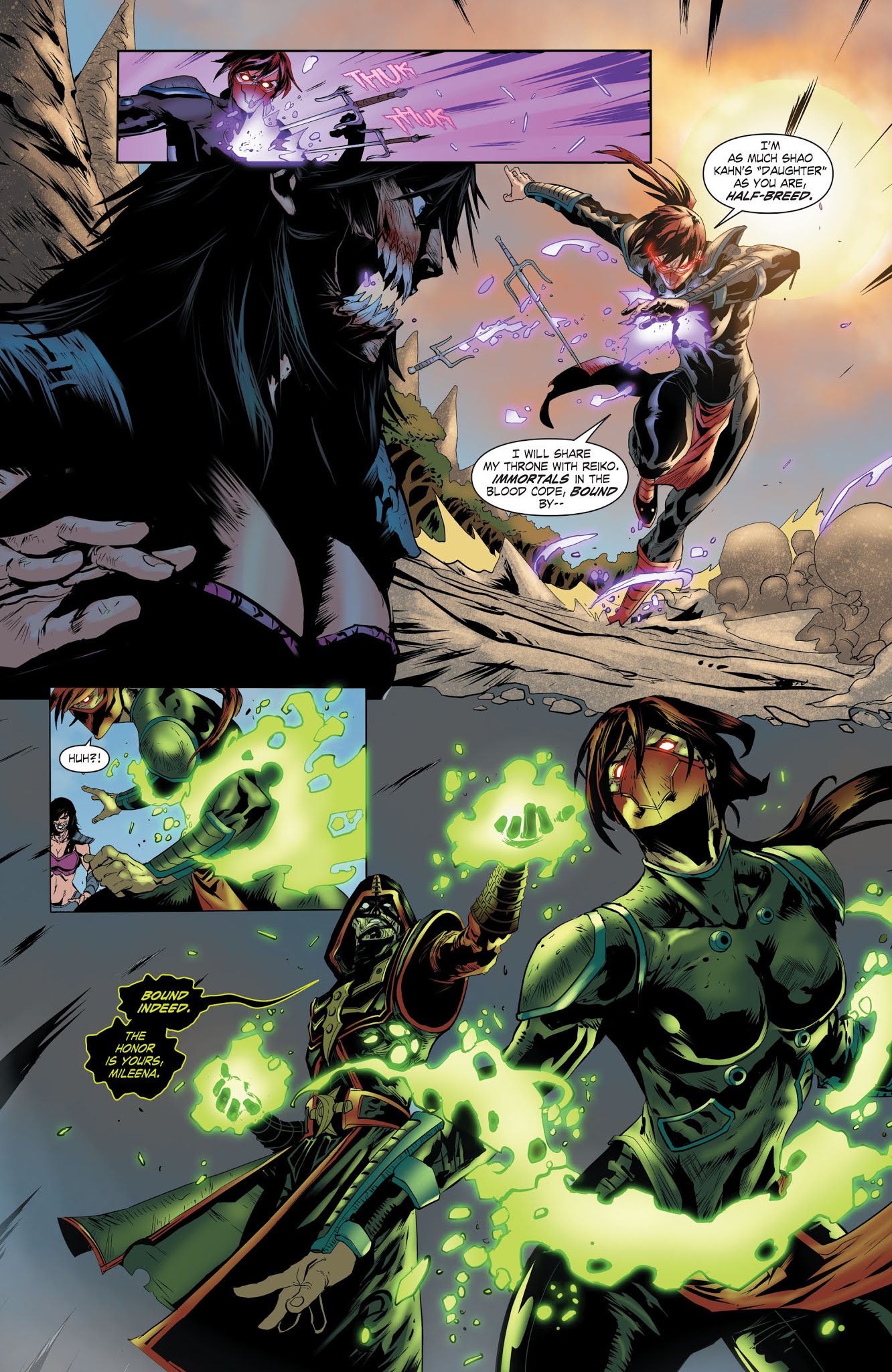 Read online Mortal Kombat X [I] comic -  Issue # _TPB 3 - 18