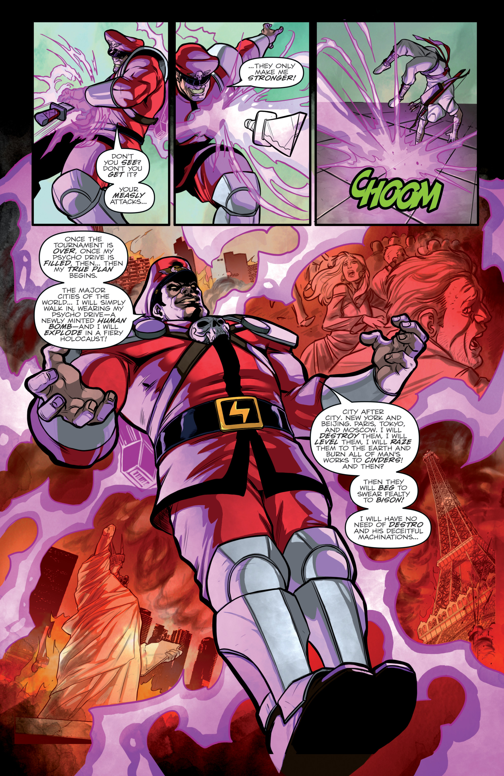 Read online Street Fighter X G.I. Joe comic -  Issue #3 - 19