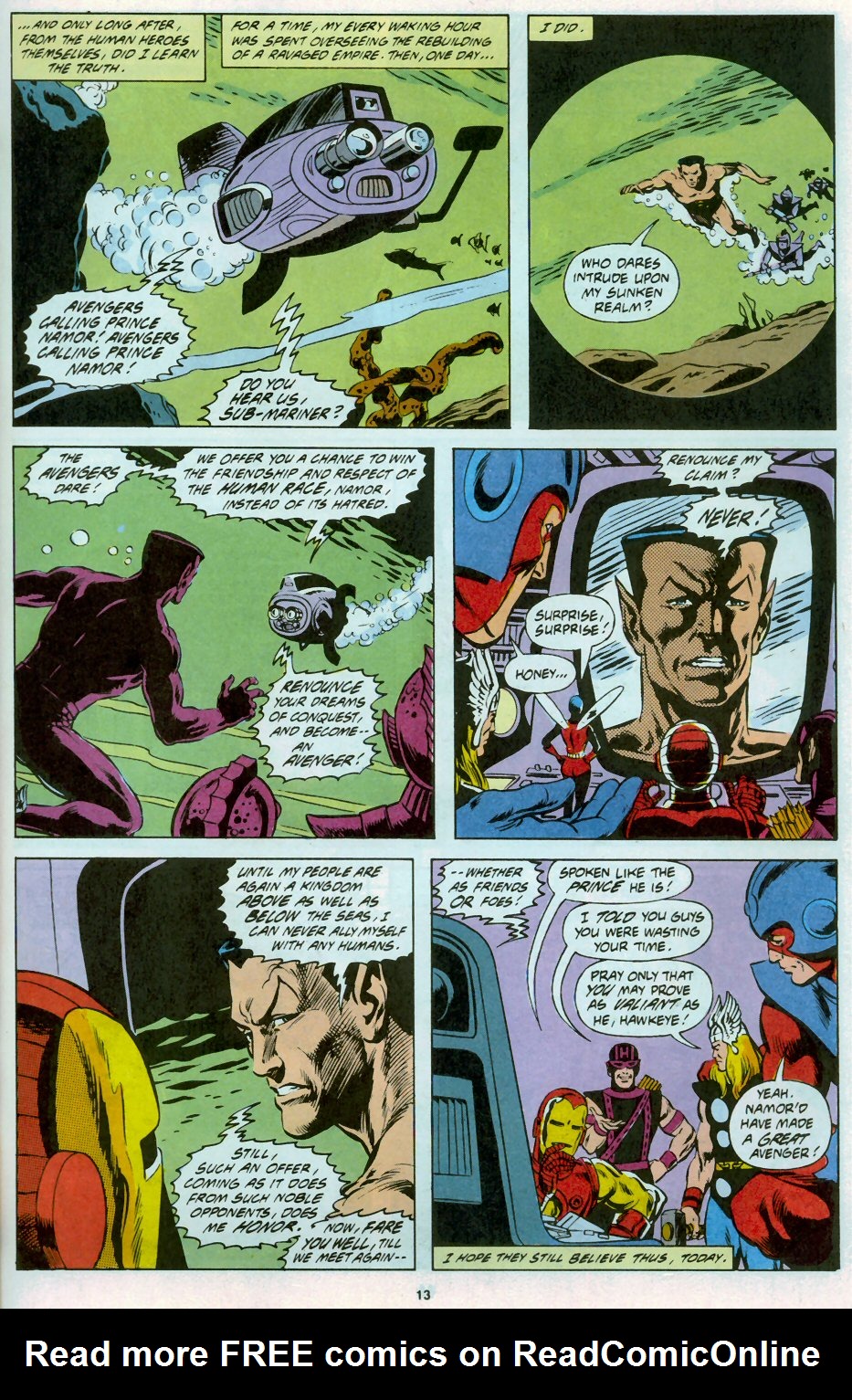 Read online Saga of the Sub-Mariner comic -  Issue #9 - 11
