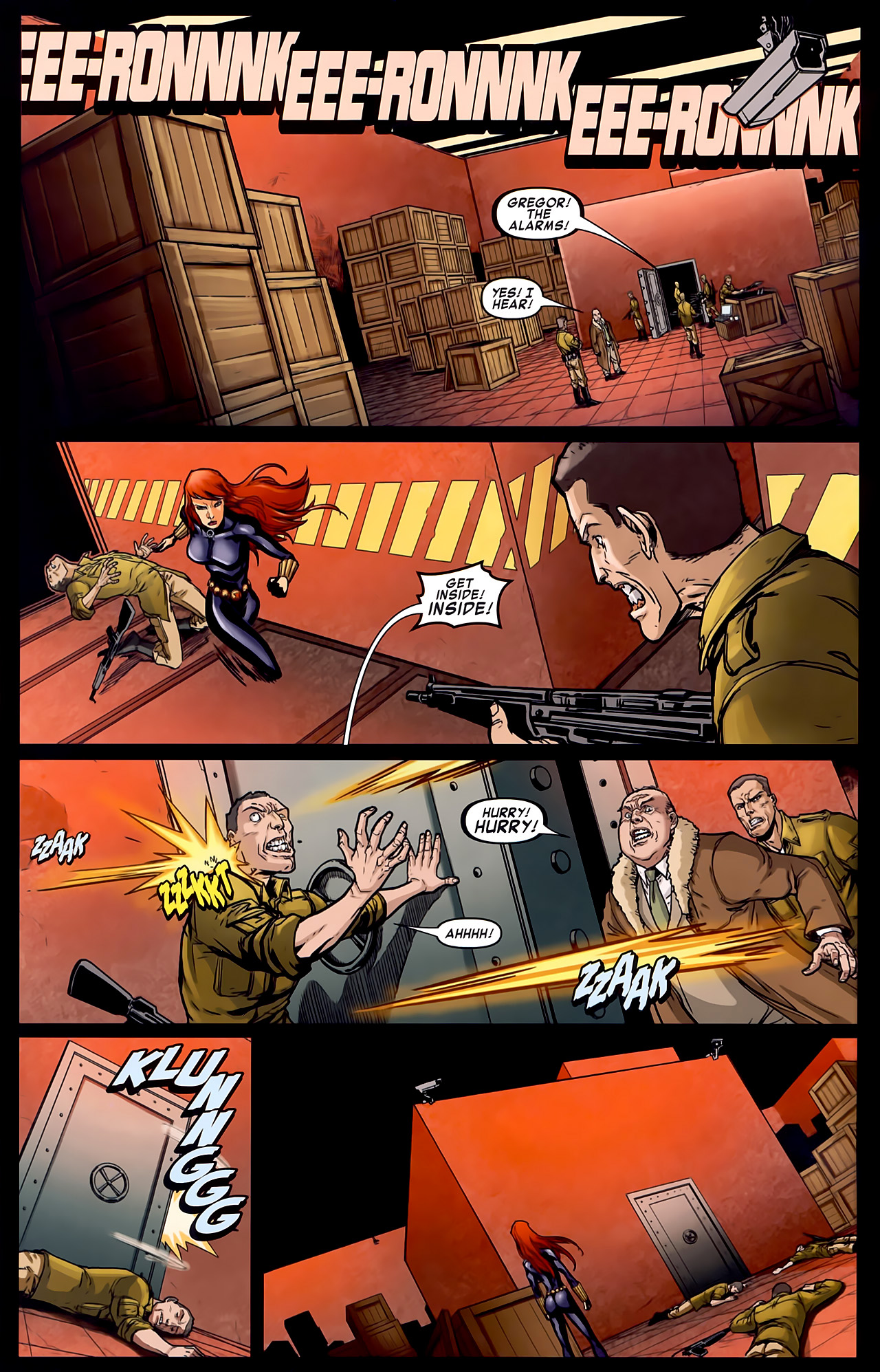 Read online Black Widow & The Marvel Girls comic -  Issue #1 - 9