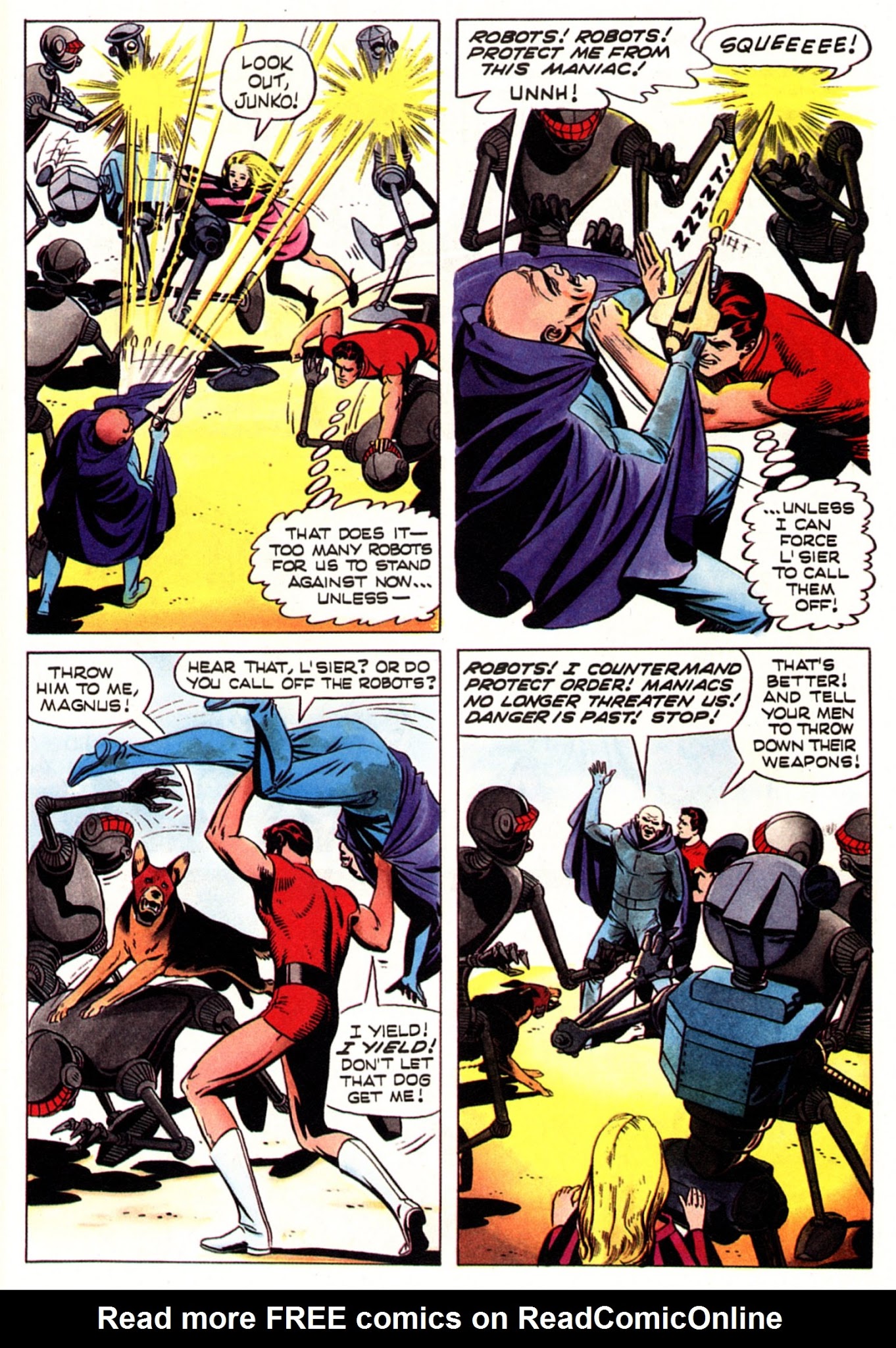 Read online Vintage Magnus, Robot Fighter comic -  Issue #4 - 24