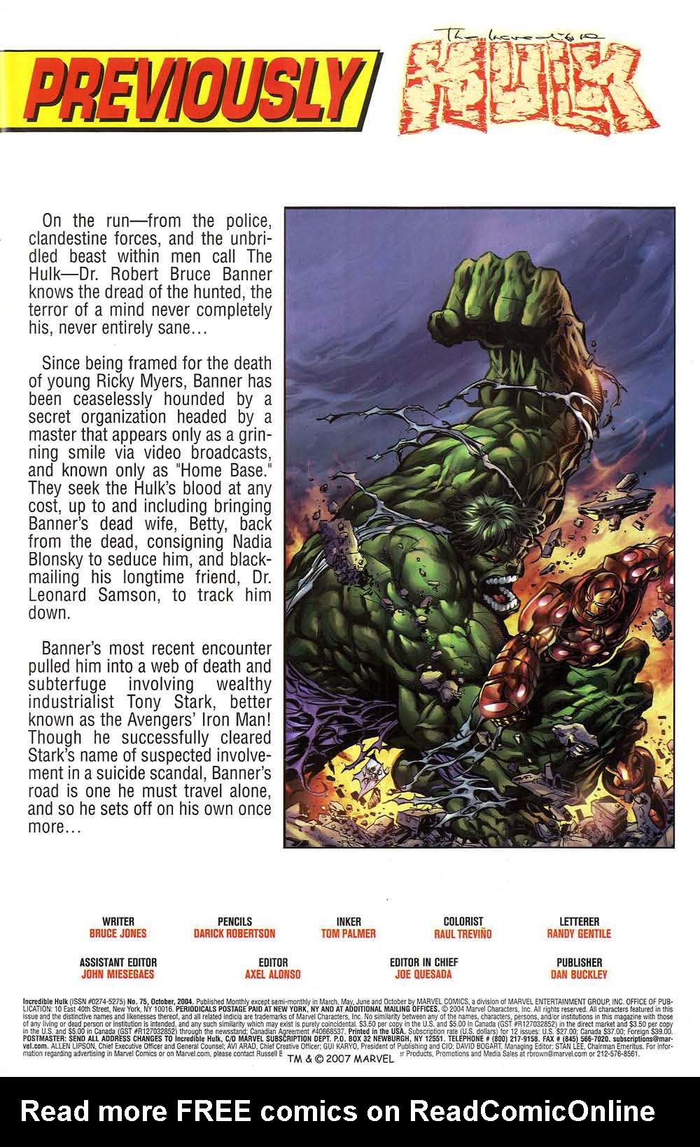 Read online The Incredible Hulk (2000) comic -  Issue #75 - 3