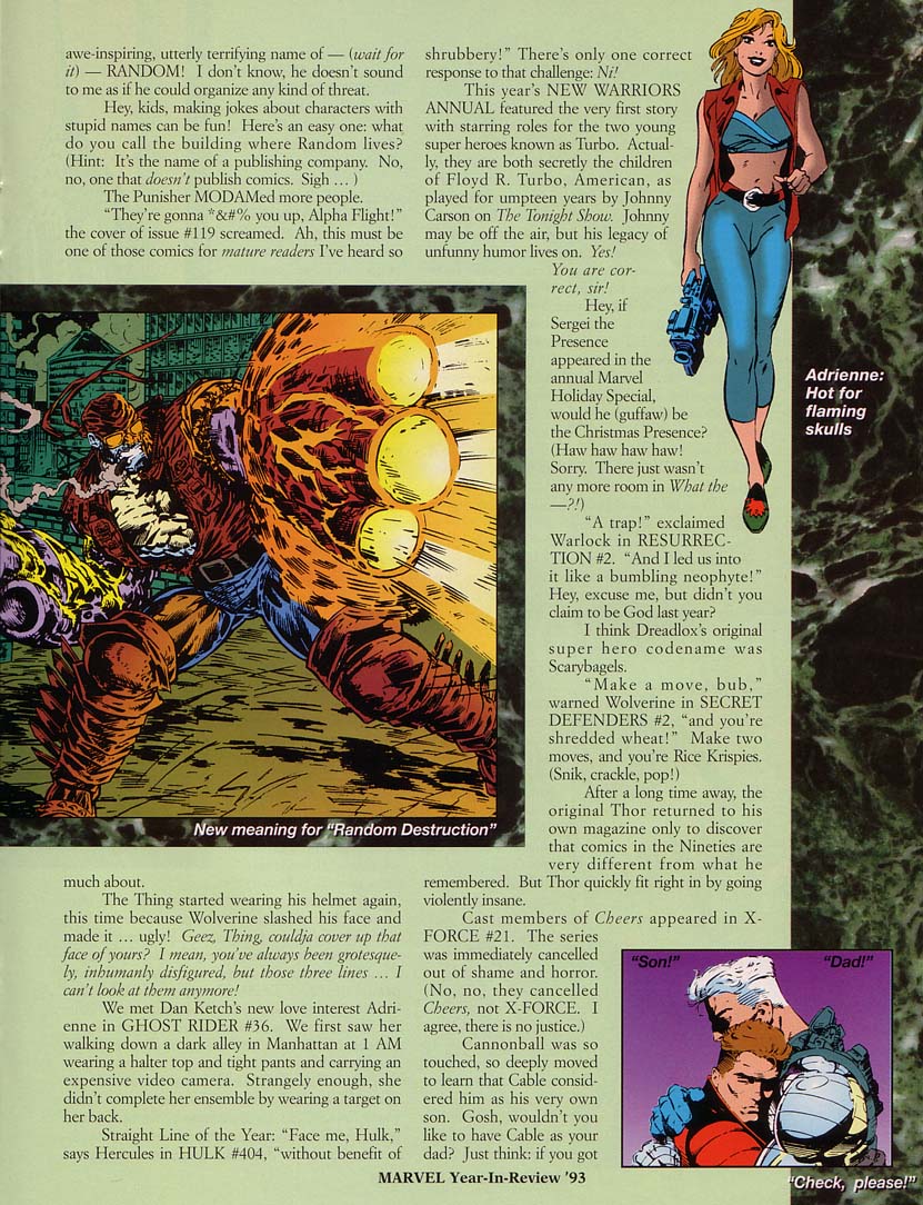 Read online Marvel: The Year-in-Review comic -  Issue #5 - 32