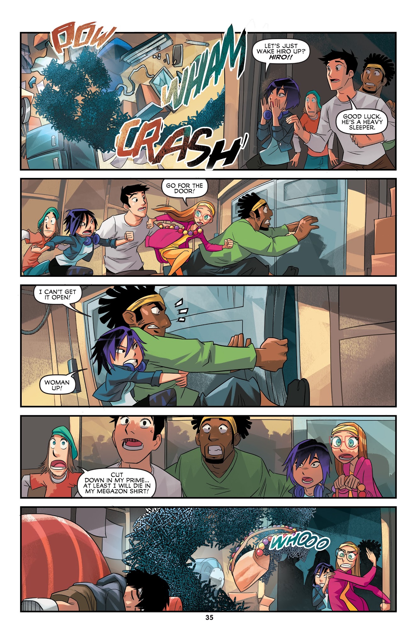 Read online Disney Big Hero 6: Heroes of San Fransokyo comic -  Issue # Full - 35