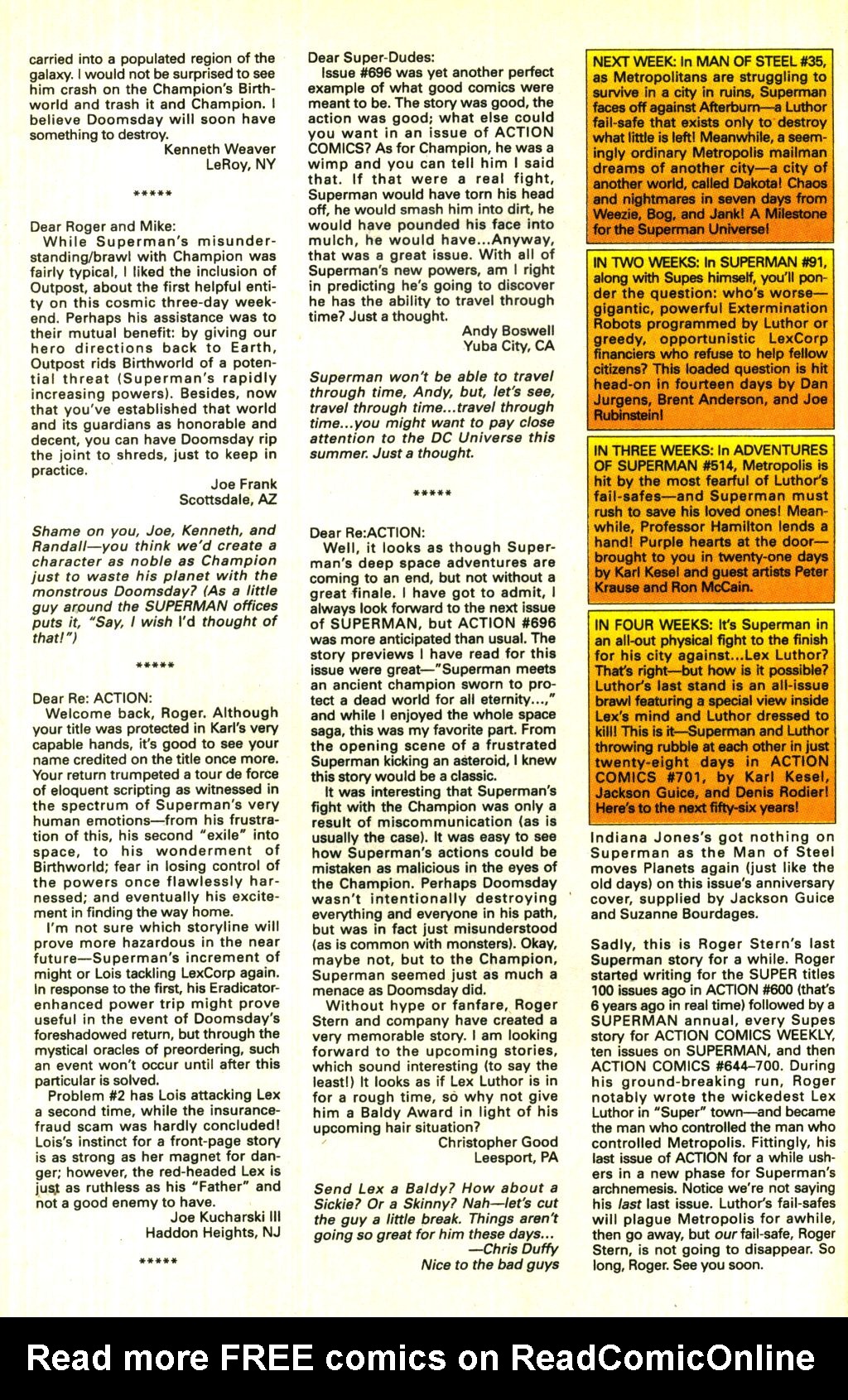 Read online Action Comics (1938) comic -  Issue #700 - 56