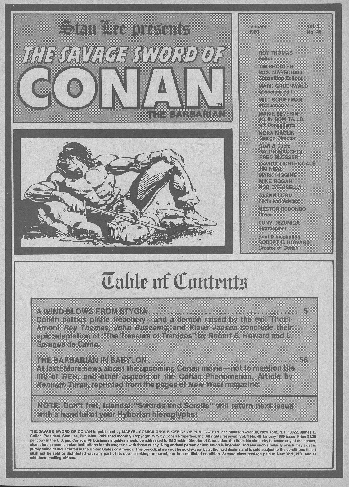 Read online The Savage Sword Of Conan comic -  Issue #48 - 3