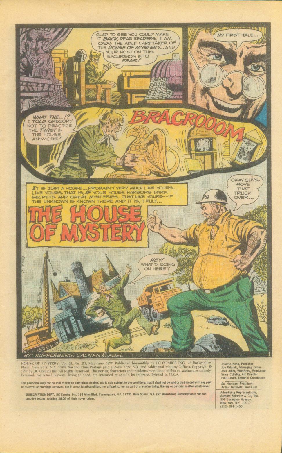 Read online House of Mystery (1951) comic -  Issue #252 - 4